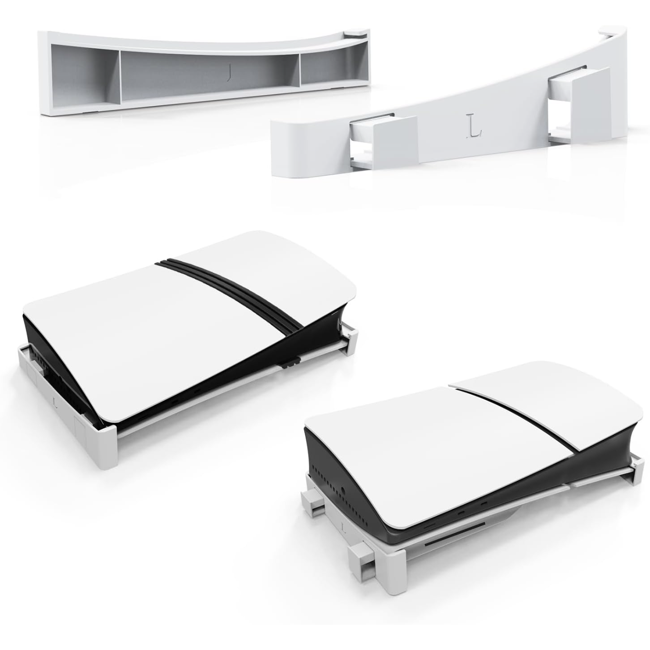 Accesorios para PS5 Pro Soporte horizontal, base compatible con PlayStation 5 Pro/Slim Disc y Digital Edition