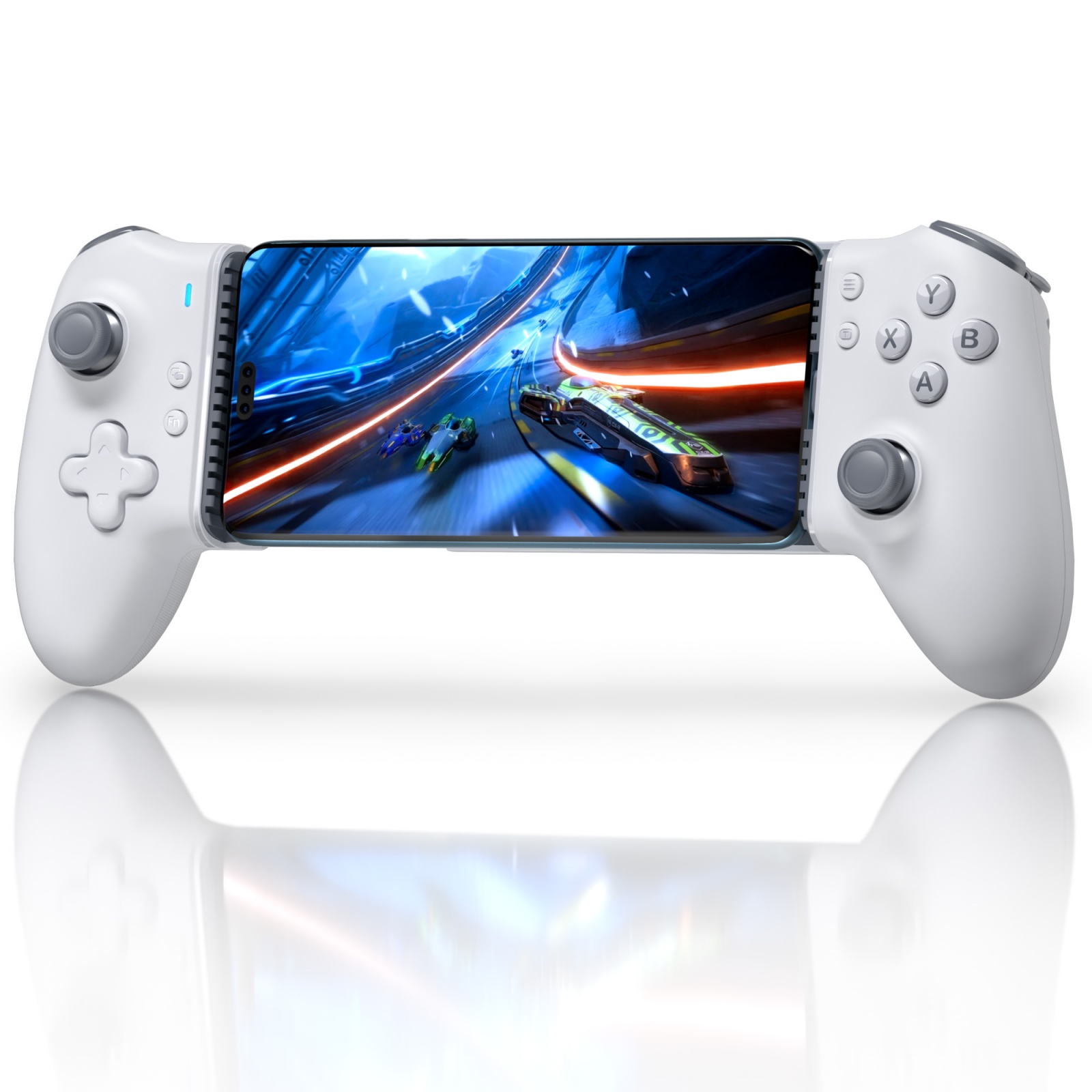 thumbnail image 1 of Mando para juegos móviles tipo C (USB-C) para Android y iPhone series 15/16, apto para juegos en la nube, joystick dual Hall y diseño ergonómico, mando para teléfonos móviles, 1 of 9
