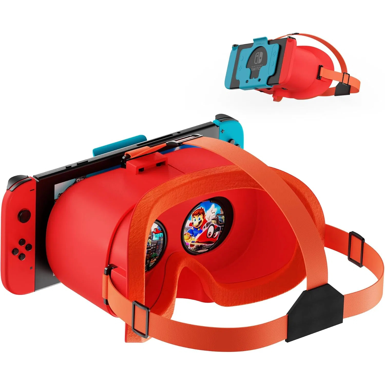 Gafas de realidad virtual para Nintendo Switch y Switch OLED, con lentes HD ajustables, cómoda correa para la cabeza, gafas 3D Labo VR Kit para accesorios Switch
