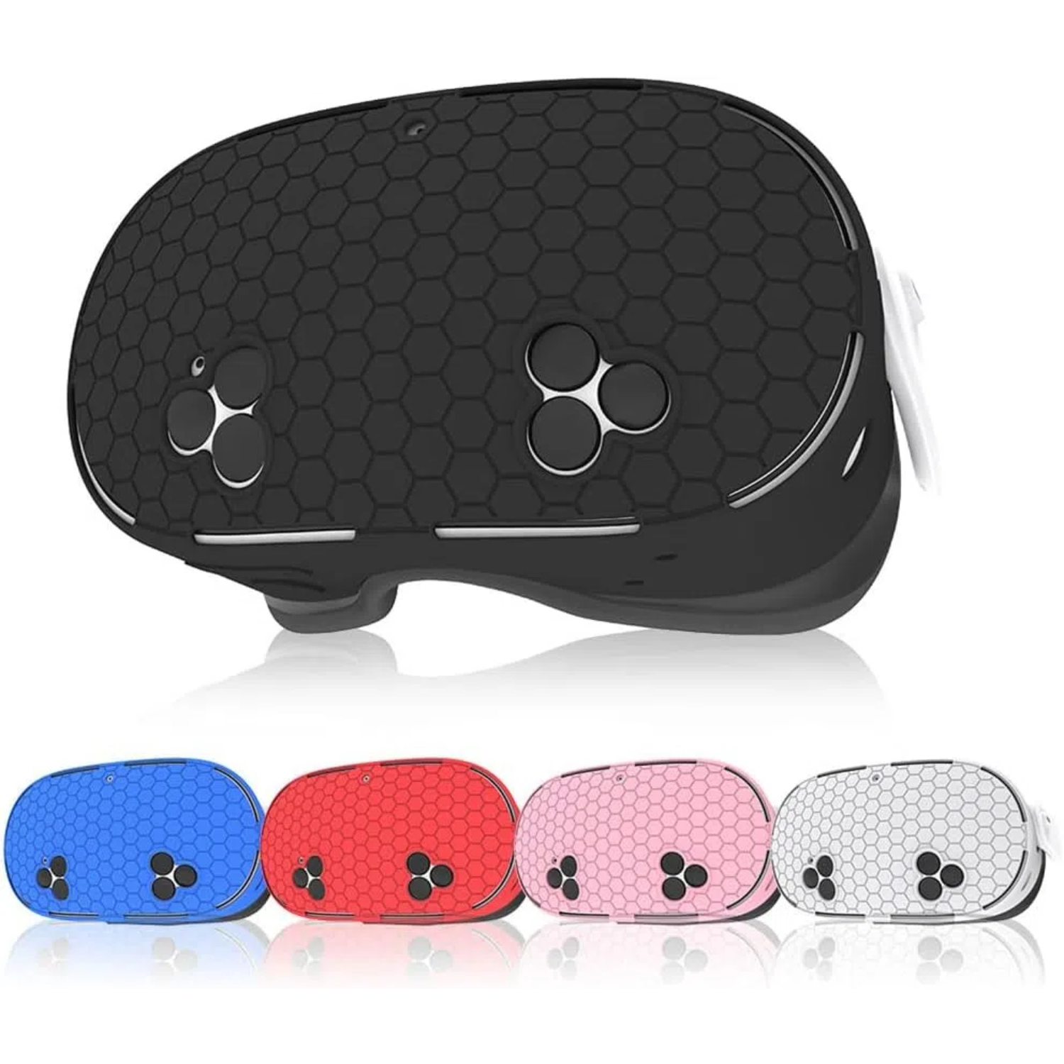 thumbnail image 1 of Funda protectora de silicona para Meta Quest 3S: protector de carcasa para gafas de realidad virtual a prueba de arañazos y polvo, accesorio para juegos, 1 of 7