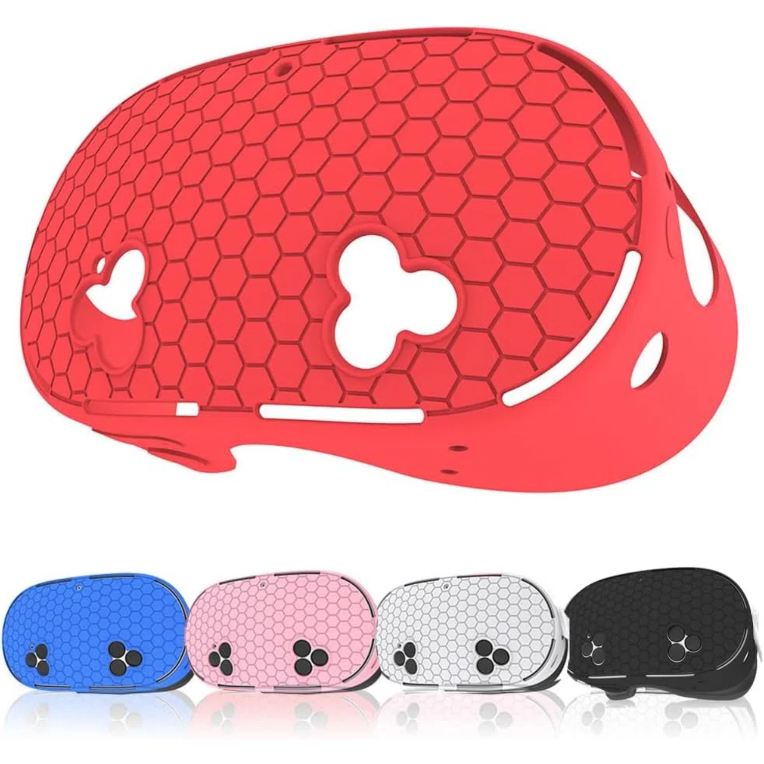 Funda protectora de silicona para Meta Quest 3S: protector de carcasa para gafas de realidad virtual a prueba de arañazos y polvo, accesorio para juegos