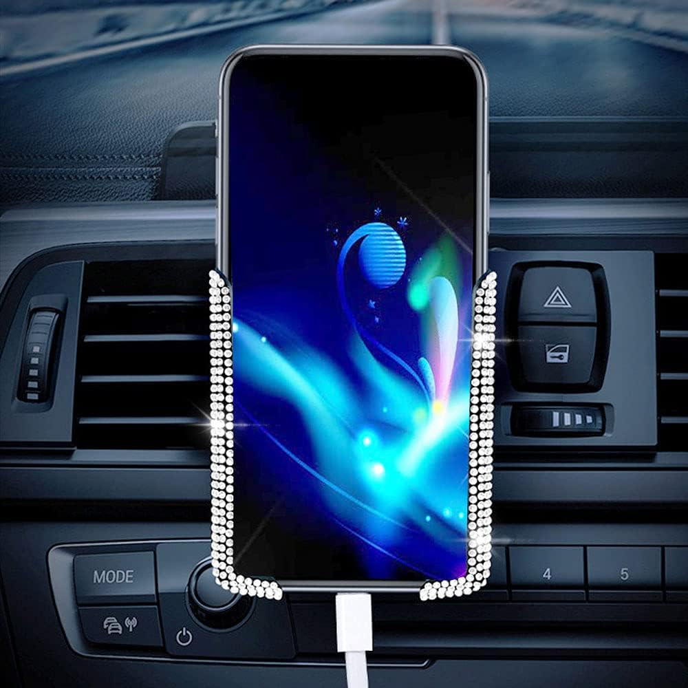 thumbnail image 1 of Soporte ajustable para teléfono móvil para coche: montaje de 360 grados para salpicadero, parabrisas y rejilla de ventilación, compatible con smartphones universales, 1 of 6