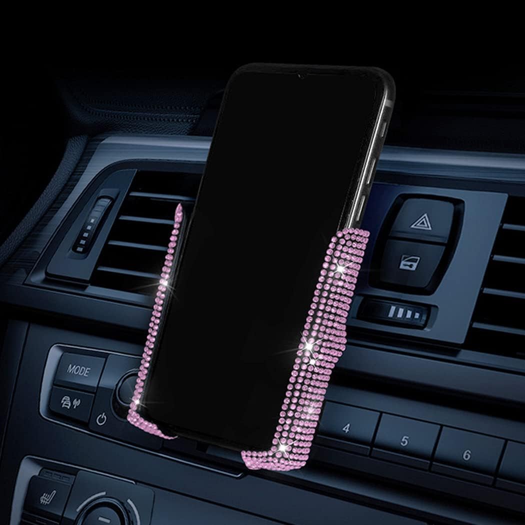 Soporte ajustable para teléfono móvil para coche: montaje de 360 grados para salpicadero, parabrisas y rejilla de ventilación, compatible con smartphones universales
