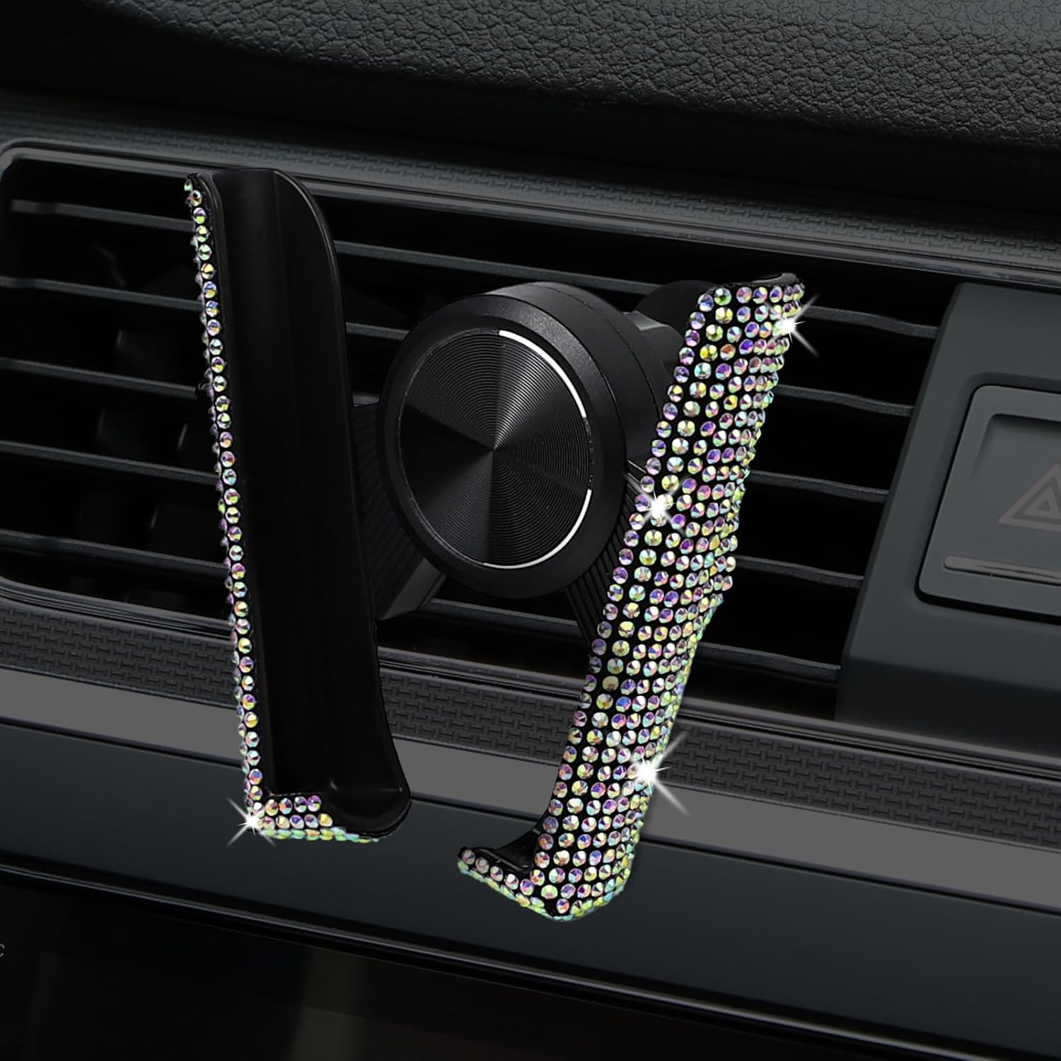 thumbnail image 1 of Soporte ajustable para teléfono móvil para coche: mini soporte giratorio 360° para salpicadero, compatible con la rejilla de ventilación, soporte universal para teléfono móvil para vehículos, 1 of 6