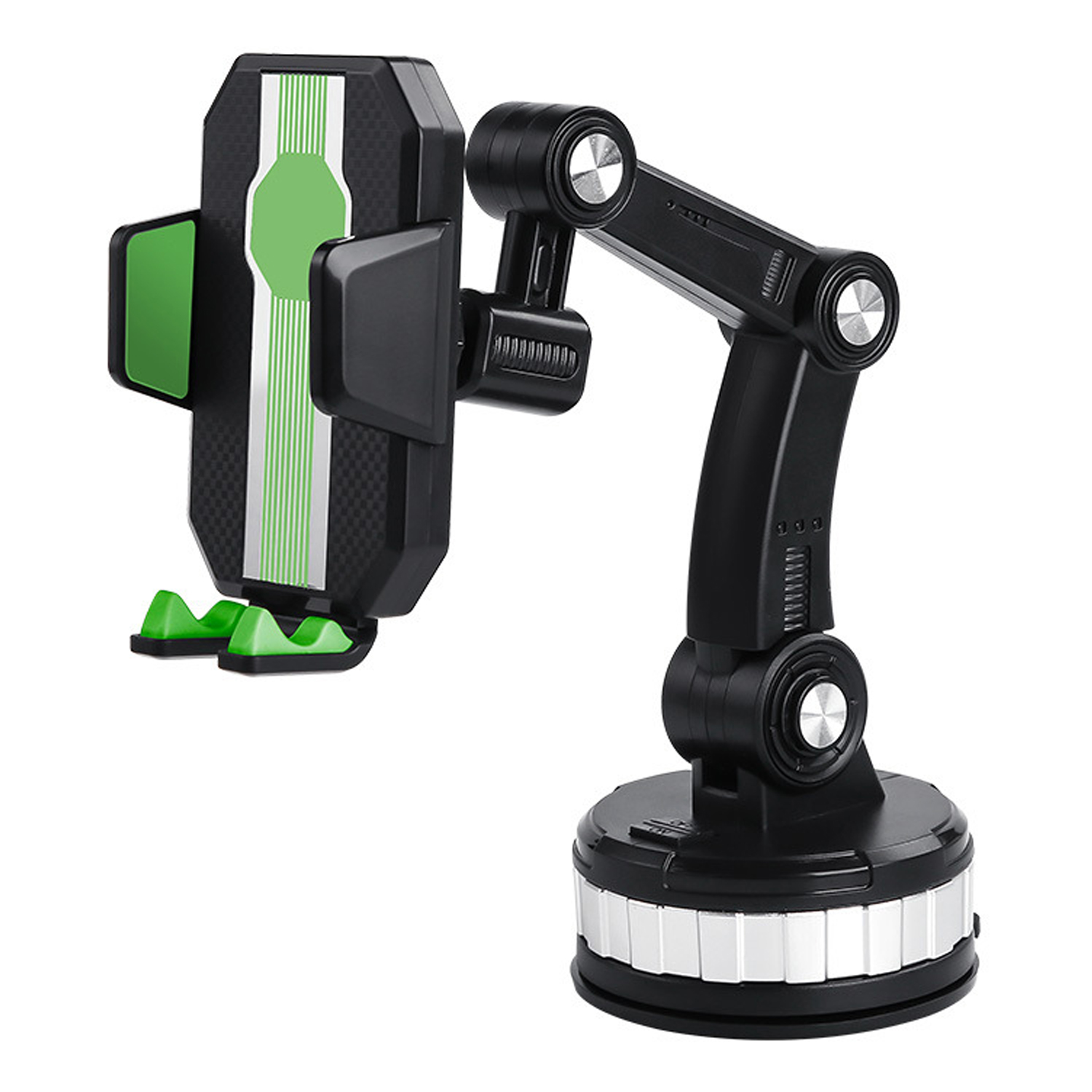 thumbnail image 1 of Soporte ajustable para teléfono móvil en el coche: fuerte succión y rotación de 360°, compatible con el salpicadero, el parabrisas y la claraboya del coche, soporte universal para smartphones, 1 of 8