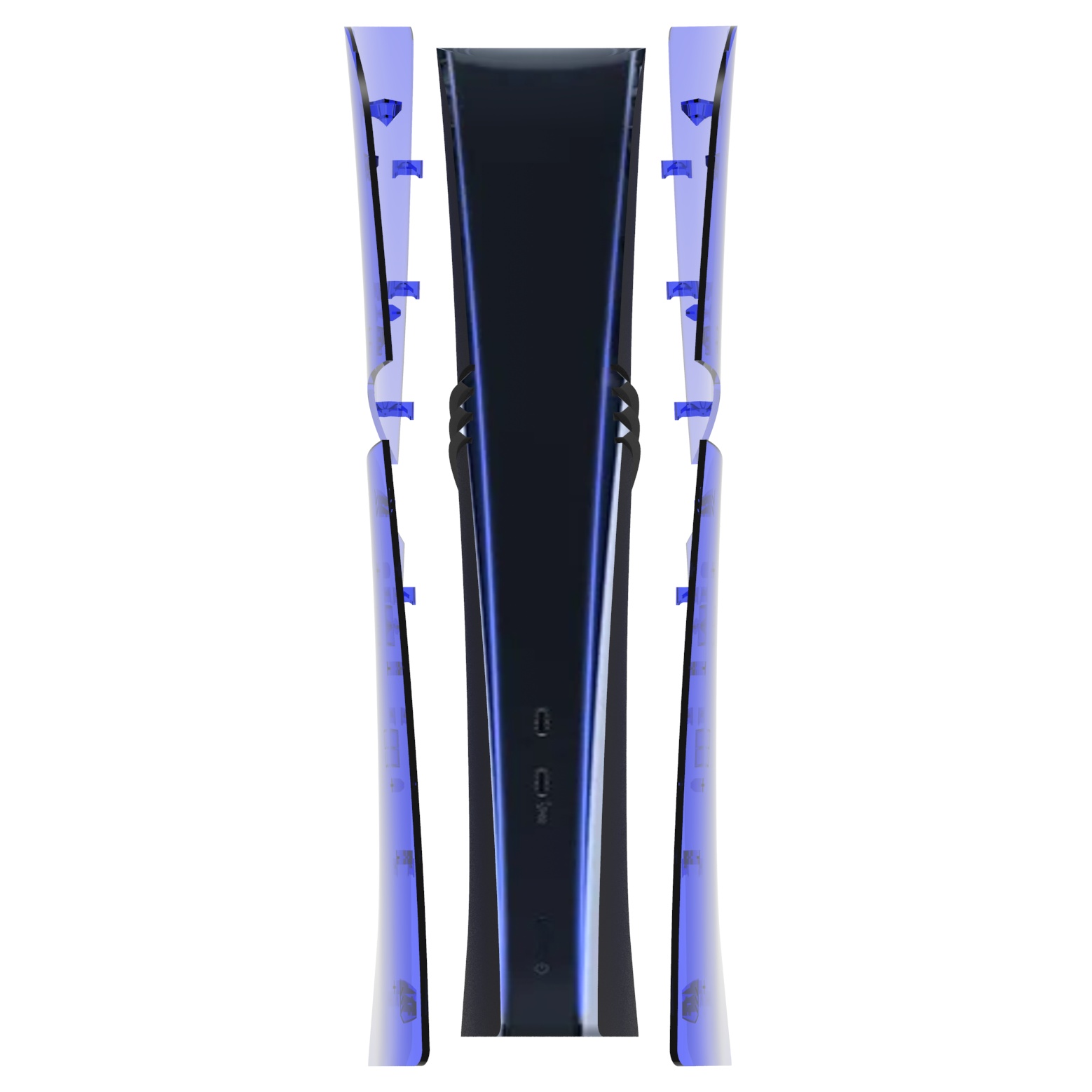 thumbnail image 1 of Funda transparente para PS5 Pro, carcasa de repuesto Accesorios para juegos PS5 Pro, panel lateral rígido y resistente a los golpes de ABS, 1 of 3