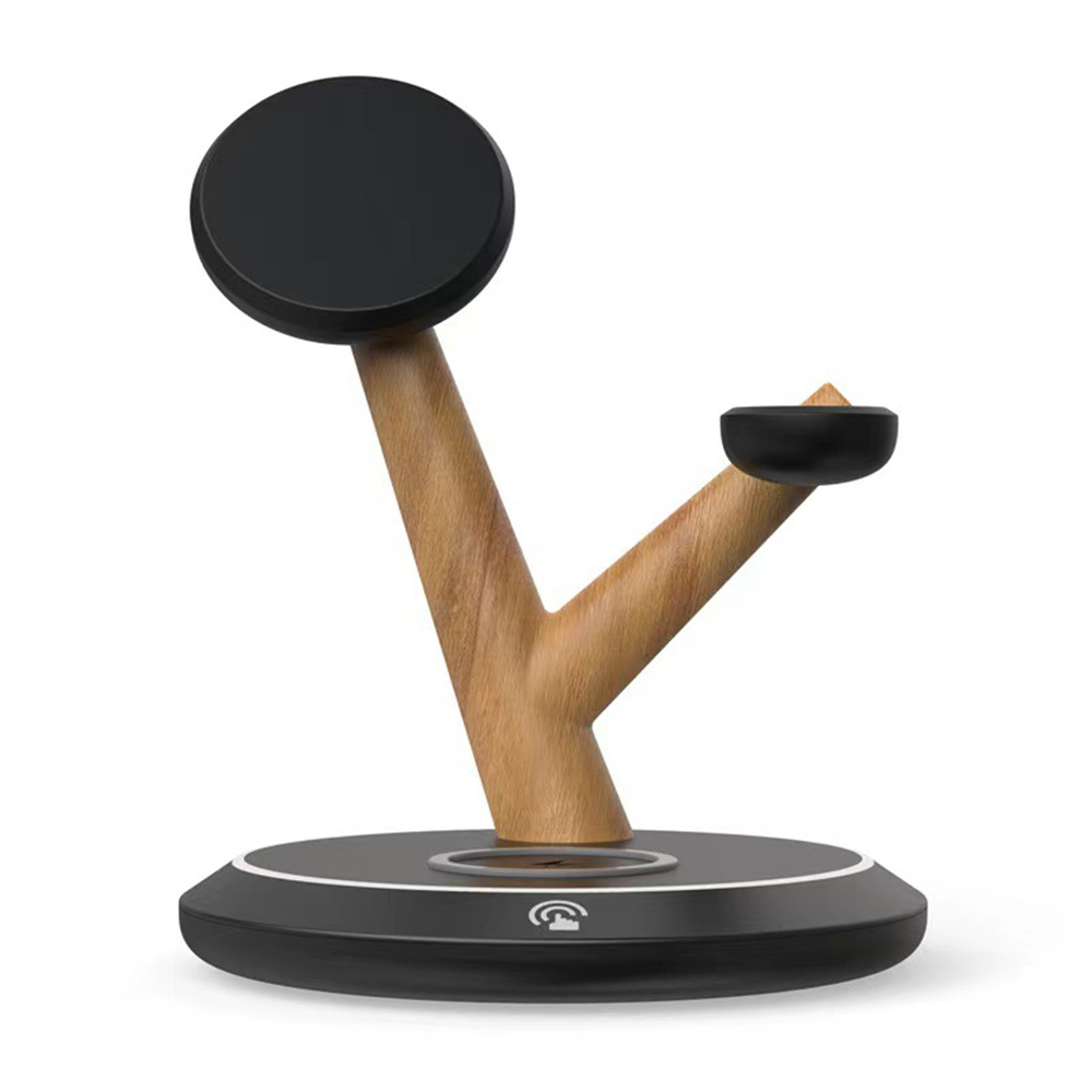 Cargador inalámbrico para iWatch Series iPhone Estación de carga inalámbrica magnética 3 en 1 para Airpods