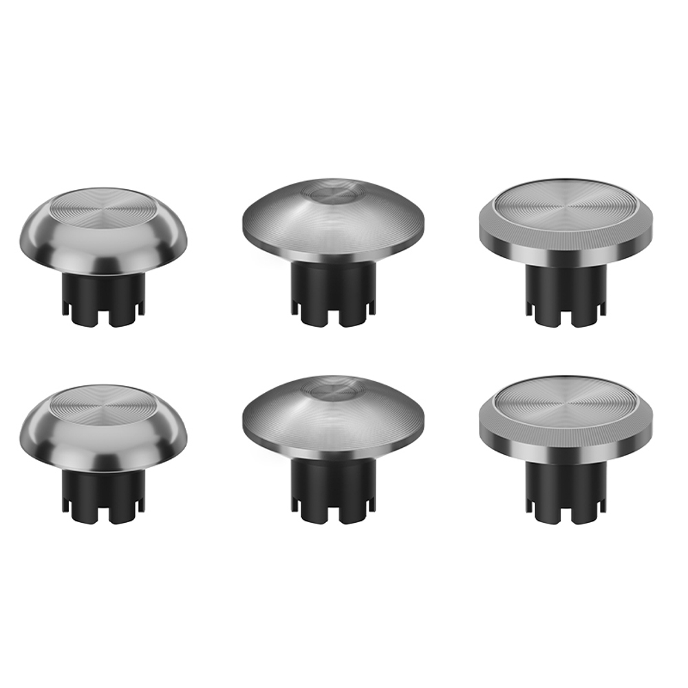 thumbnail image 1 of Compatible con el mando DualSense Edge de PS5. Tapas metálicas para joysticks analógicos. Kit de accesorios con piezas de repuesto para joysticks analógicos, 1 of 7