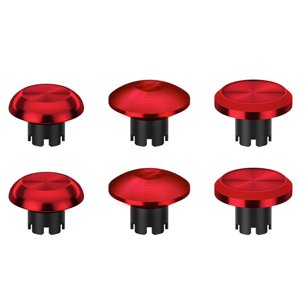 thumbnail image 1 of Compatible con el mando DualSense Edge de PS5. Tapas metálicas para joysticks analógicos. Kit de accesorios con piezas de repuesto para joysticks analógicos, 1 of 7