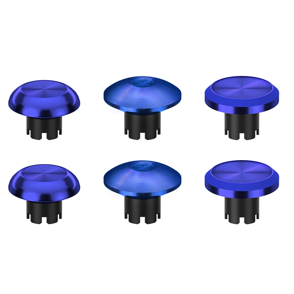 Compatible con el mando DualSense Edge de PS5. Tapas metálicas para joysticks analógicos. Kit de accesorios con piezas de repuesto para joysticks analógicos