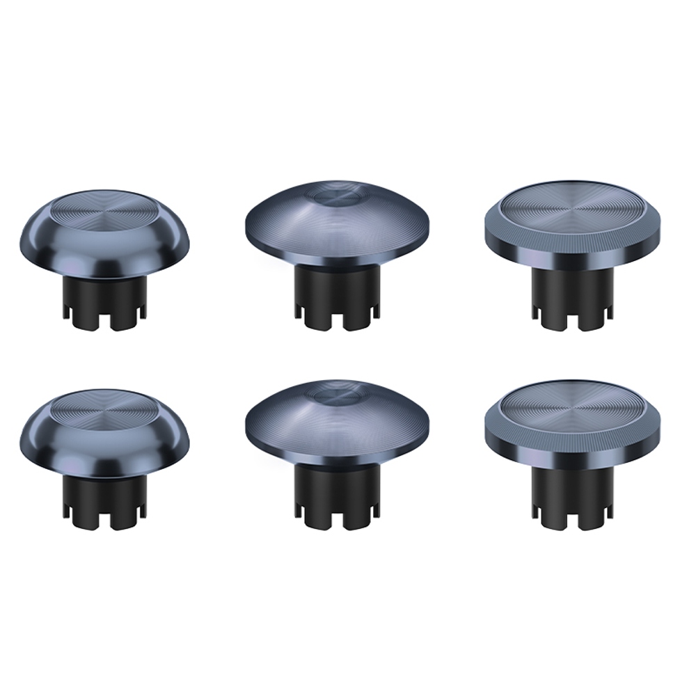 thumbnail image 1 of Compatible con el mando DualSense Edge de PS5. Tapas metálicas para joysticks analógicos. Kit de accesorios con piezas de repuesto para joysticks analógicos, 1 of 7