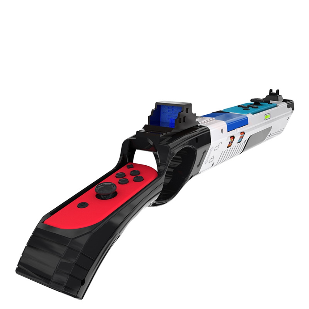 Compatible con Nintendo Switch/OLED Mando ergonómico con empuñadura tipo pistola - Accesorio de juego con agarre mejorado para el mando NS Gamepad