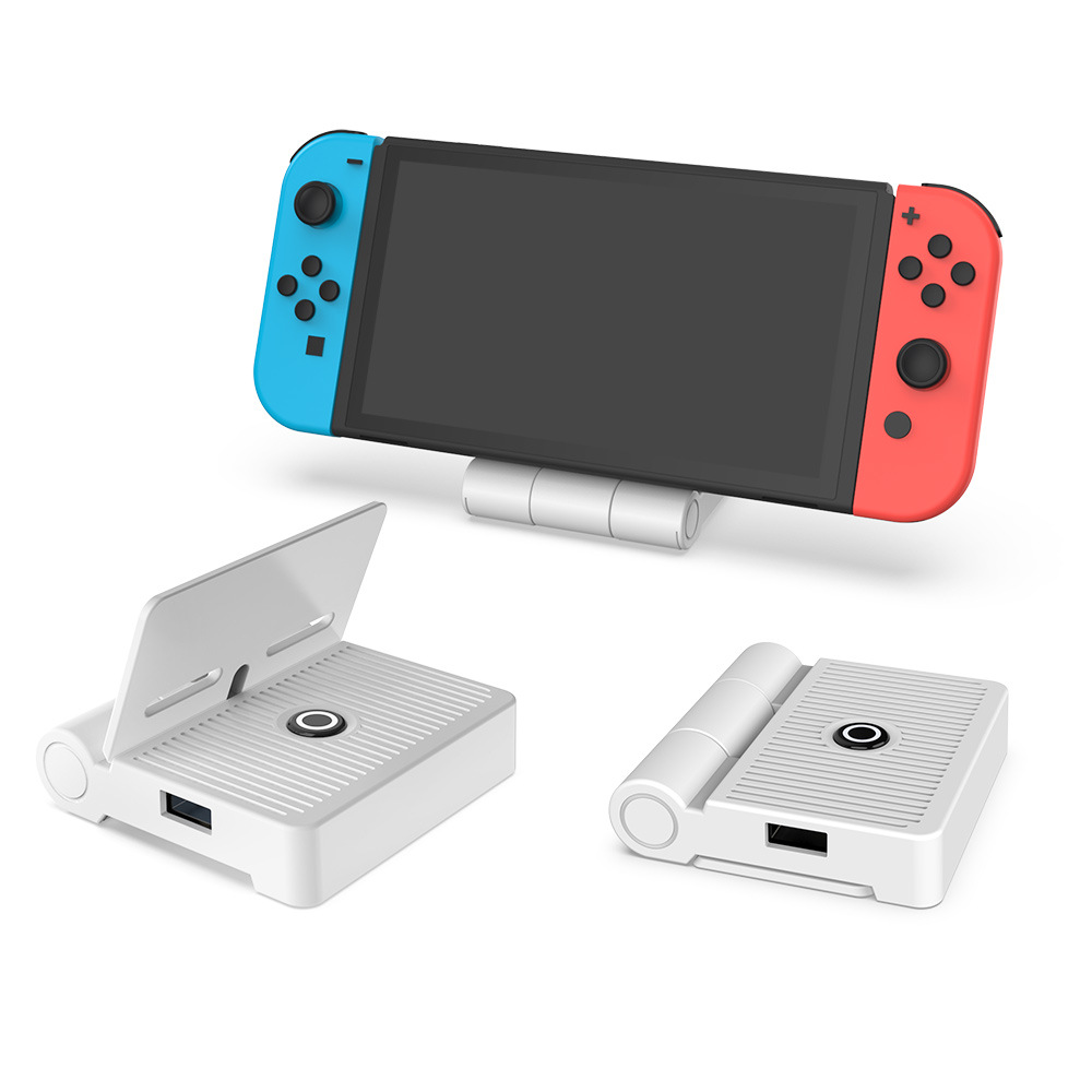 thumbnail image 1 of Base convertidora de vídeo HDMI portátil compatible con Nintendo Switch: estación de carga con diseño plegable para la consola Switch, 1 of 10