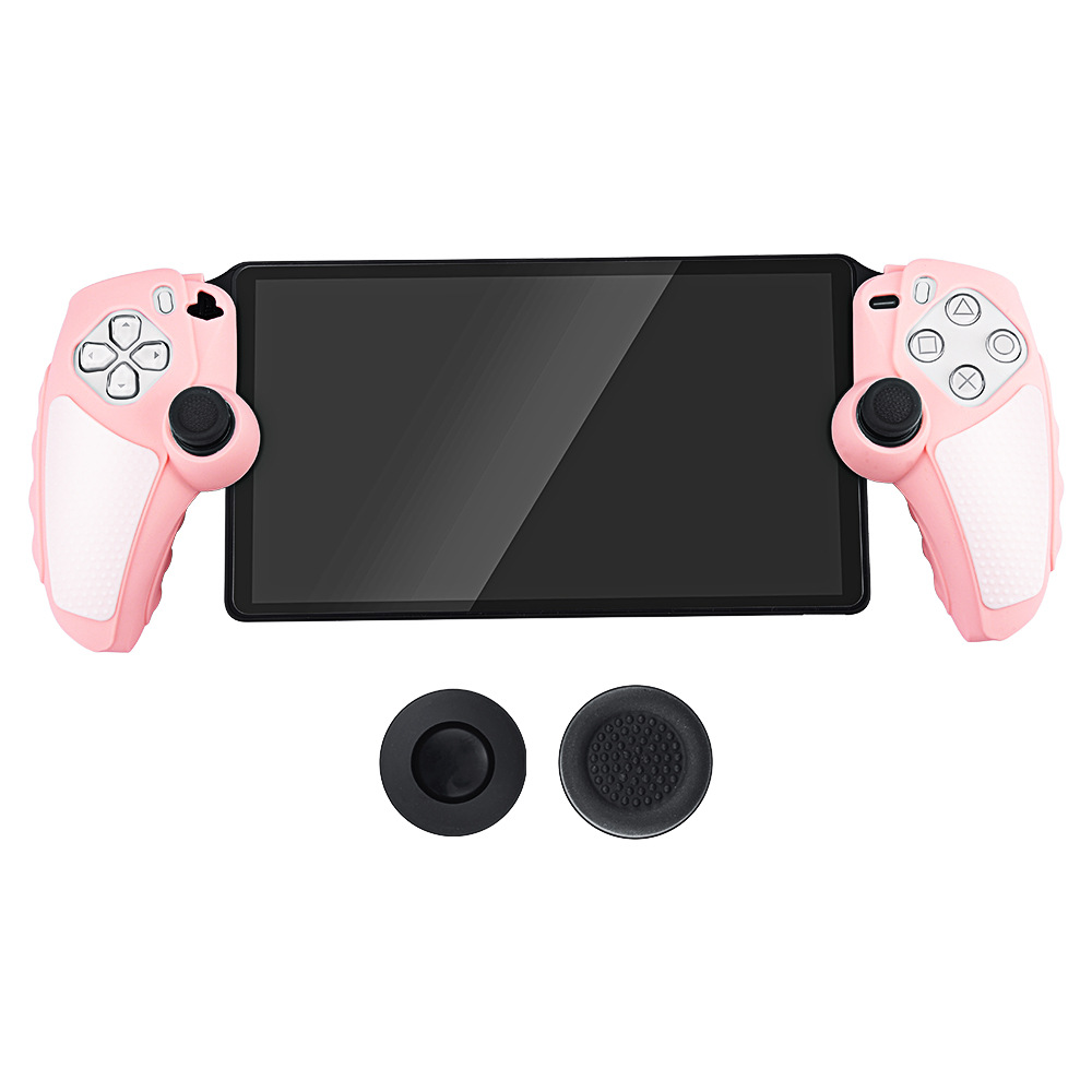 thumbnail image 1 of Funda protectora de silicona compatible con PlayStation Portal con 2 teclas. Funda protectora a prueba de golpes, 1 of 6
