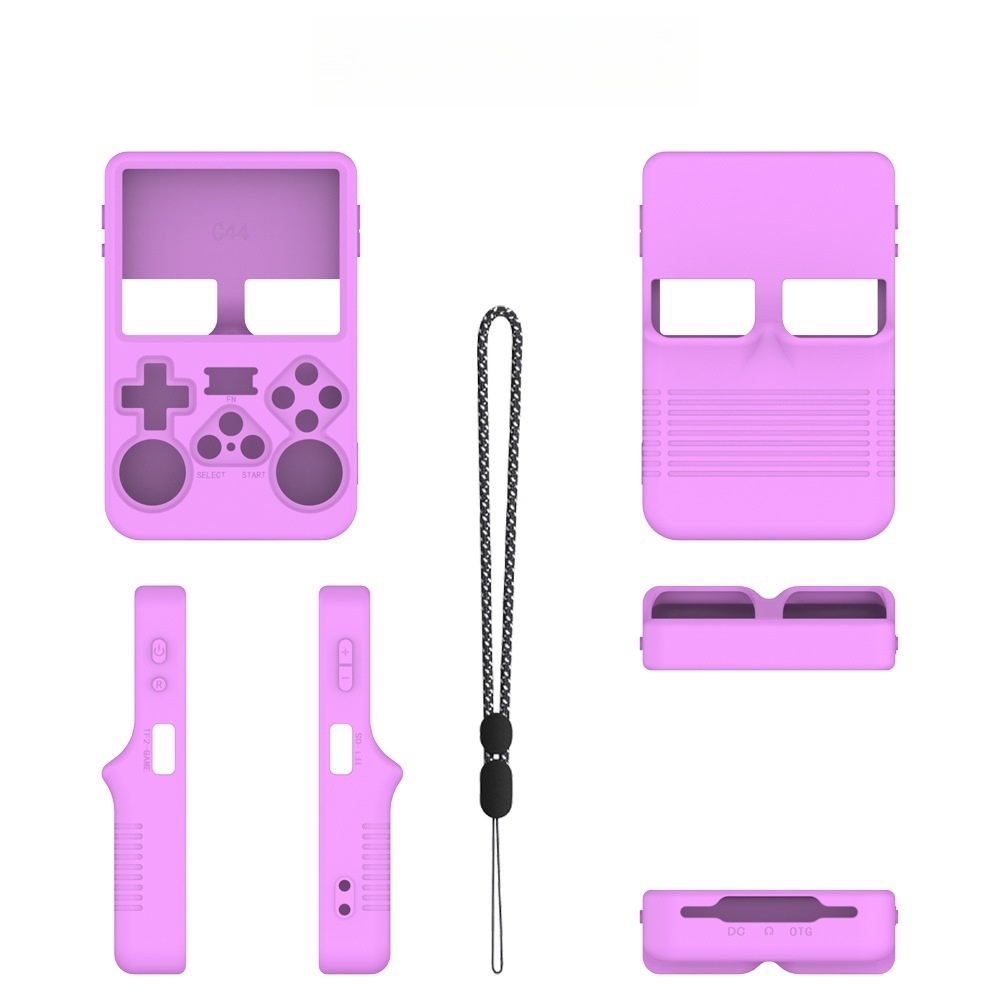 Funda de silicona para consola R36S Funda protectora suave Funda protectora Antirrayaduras Accesorios para videojuegos