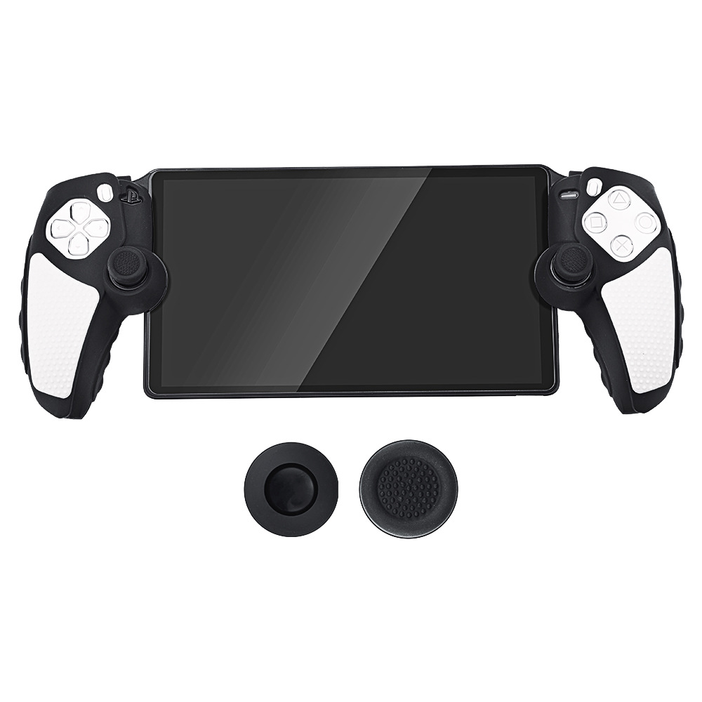 thumbnail image 1 of Funda protectora de silicona compatible con PlayStation Portal con 2 teclas. Funda protectora a prueba de golpes, 1 of 6