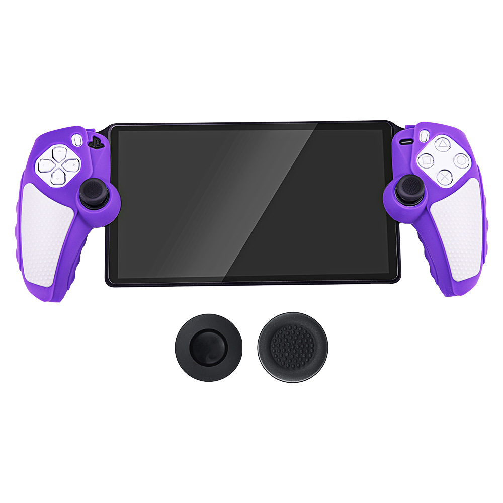 thumbnail image 1 of Funda protectora de silicona compatible con PlayStation Portal con 2 teclas. Funda protectora a prueba de golpes, 1 of 6