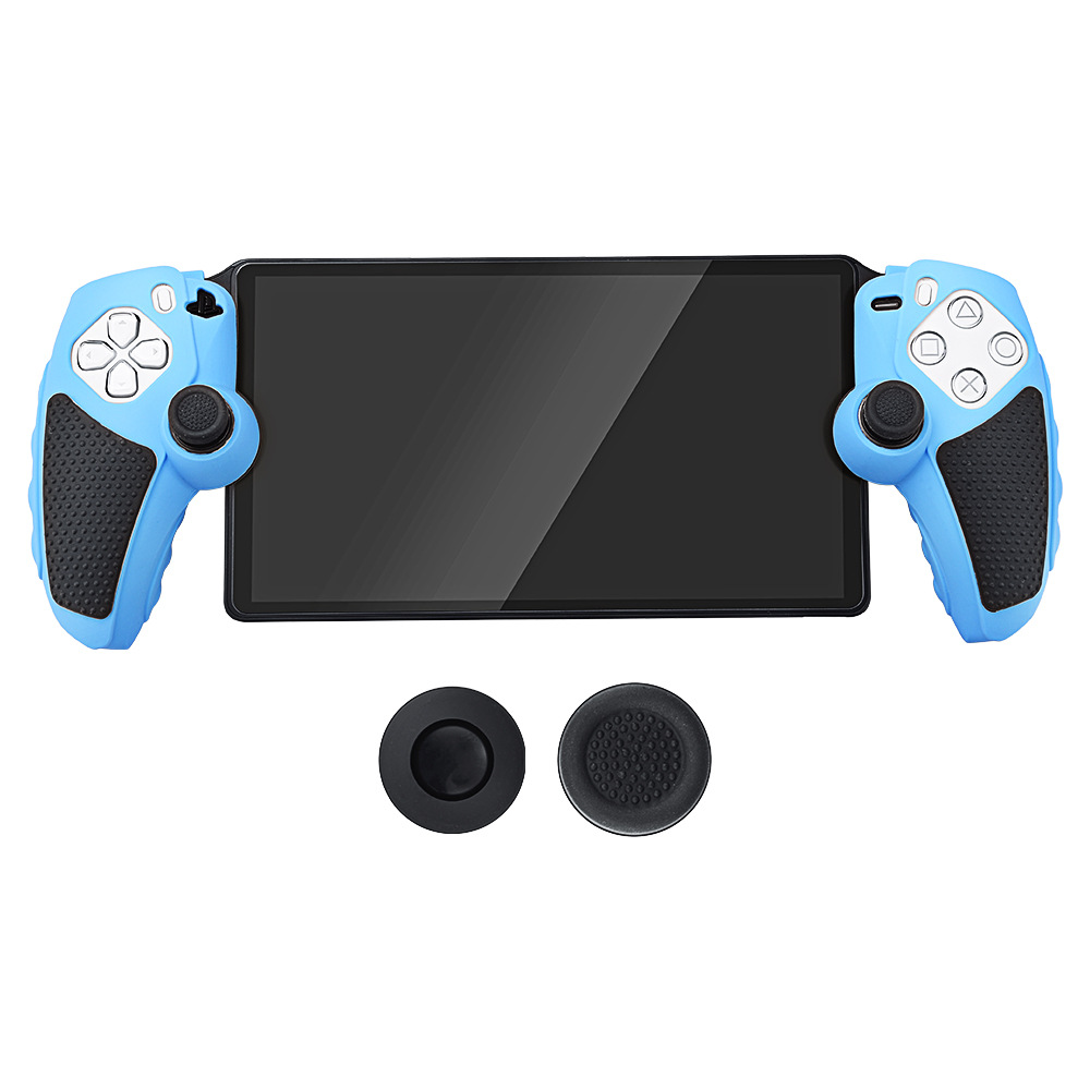thumbnail image 1 of Funda protectora de silicona compatible con PlayStation Portal con 2 teclas. Funda protectora a prueba de golpes, 1 of 6