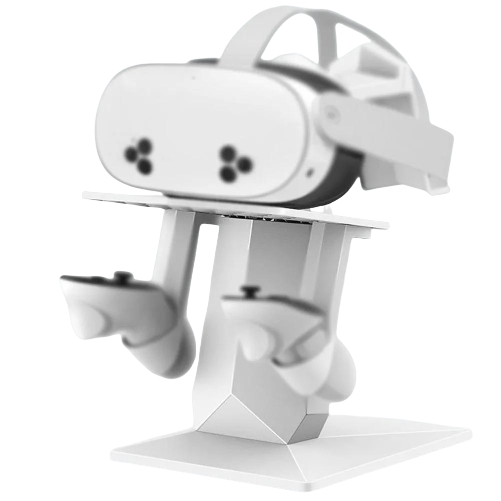 thumbnail image 1 of Compatible con el soporte para cascos de realidad virtual Meta Quest 3 y 3S: estación de montaje ajustable con diseño que ahorra espacio, soporte 3S para accesorios de realidad virtual, 1 of 8