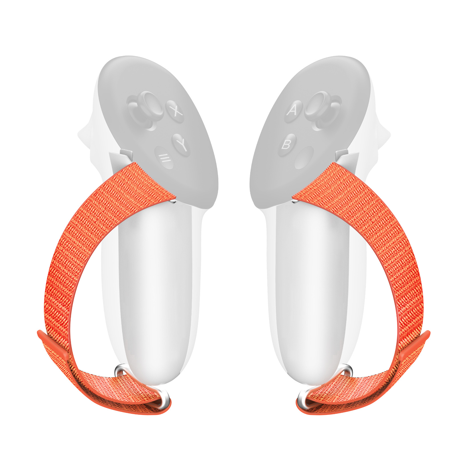Juego de Fundas Protectores para Meta Quest 3/3S – Diseño Antideslizante y Anticaídas con Correas Ajustables, Muñequera Ergonómica, Instalación Fácil, Material ABS y Nailon Duradero