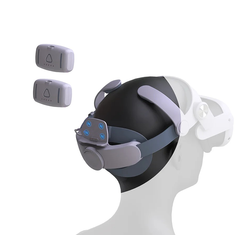 thumbnail image 1 of Correa ajustable para la cabeza con batería magnética compatible con Meta Quest 3/3S - Correa de repuesto Elite para accesorios de cascos de realidad virtual, 1 of 7
