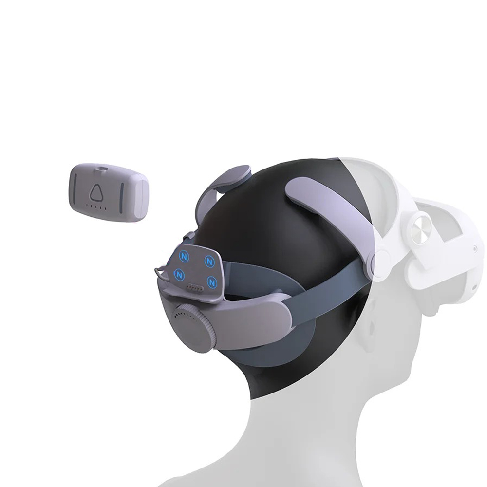thumbnail image 1 of Correa ajustable para la cabeza con batería magnética compatible con Meta Quest 3/3S - Correa de repuesto Elite para accesorios de cascos de realidad virtual, 1 of 7