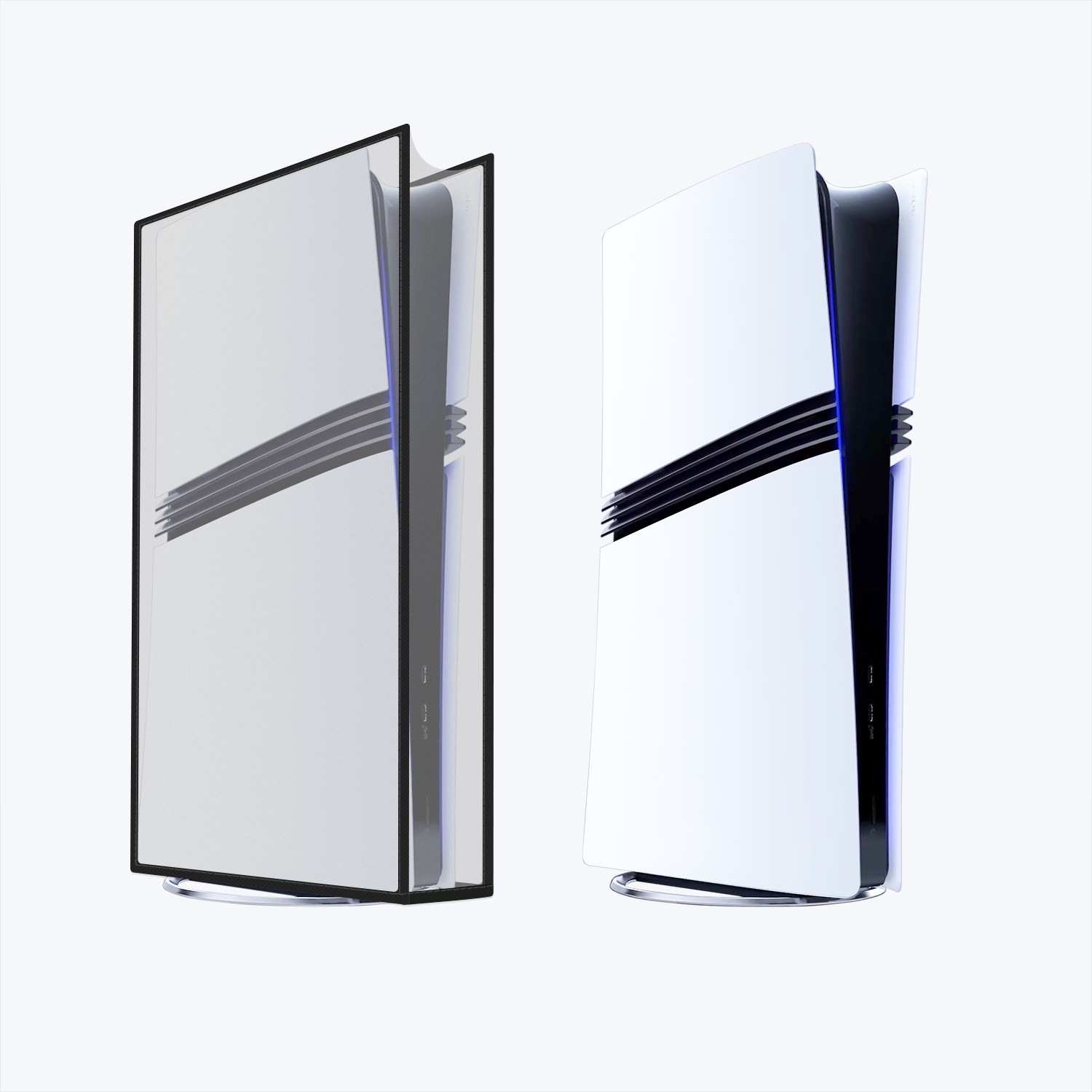 thumbnail image 1 of Funda protectora vertical de EVA compatible con PlayStation 5 Pro: funda antipolvo y antirrayaduras para accesorios de juegos de la consola PS5 Pro, 1 of 7