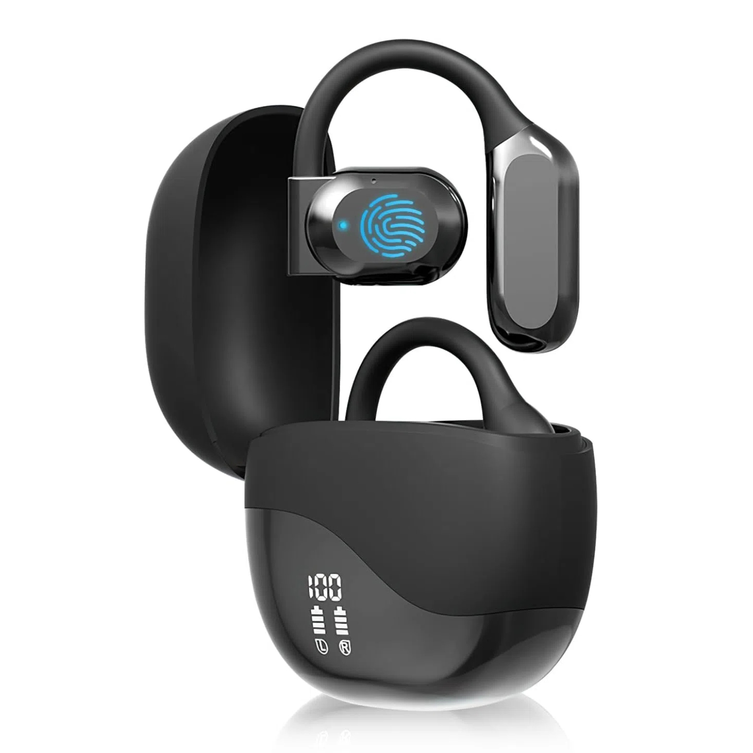 thumbnail image 1 of Auriculares con traducción en tiempo real mediante IA. Traductor 3 en 1 con 144 idiomas para viajes, negocios y aprendizaje, 1 of 7