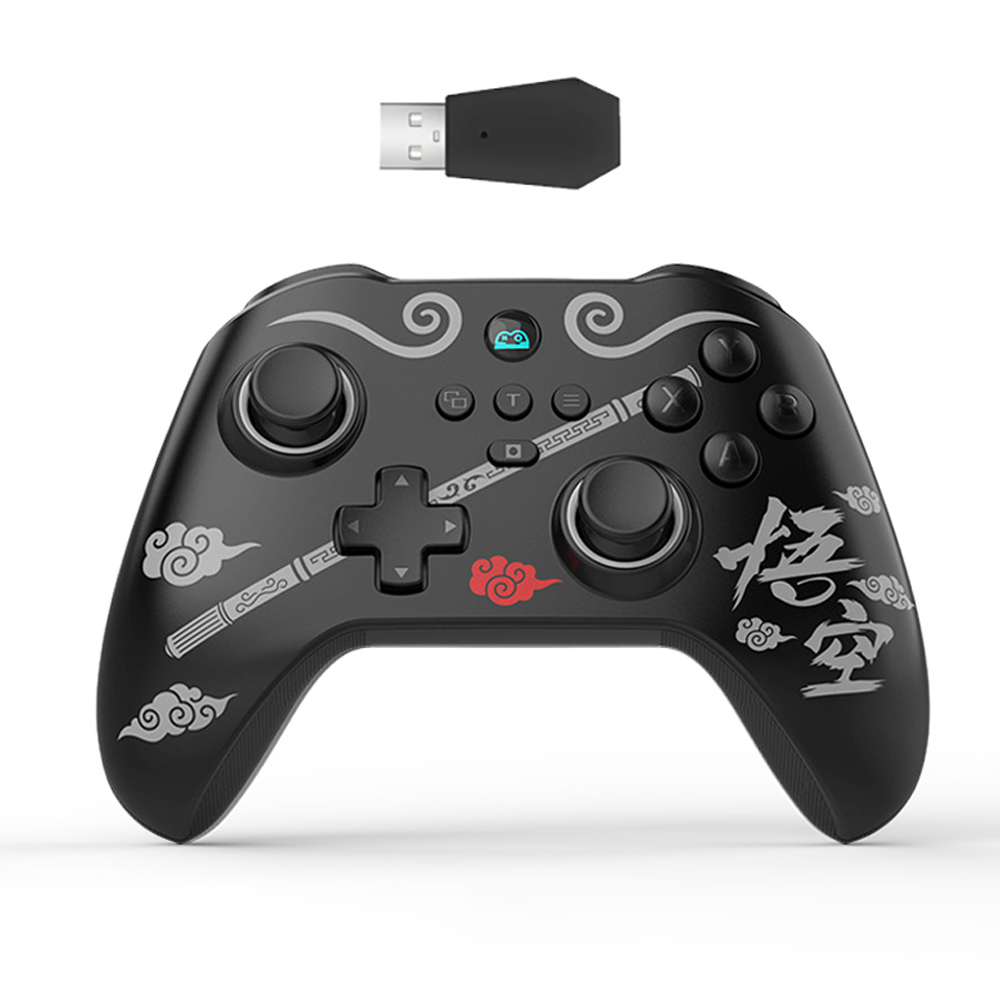 thumbnail image 1 of Mando inalámbrico para iPhone/Android/Switch/PC, joystick Hall, doble gatillo, gamepad con sensor de movimiento y receptor, compatible con PS Remote Play, Xbox Cloud, Steam Link y juegos MFi, 1 of 7