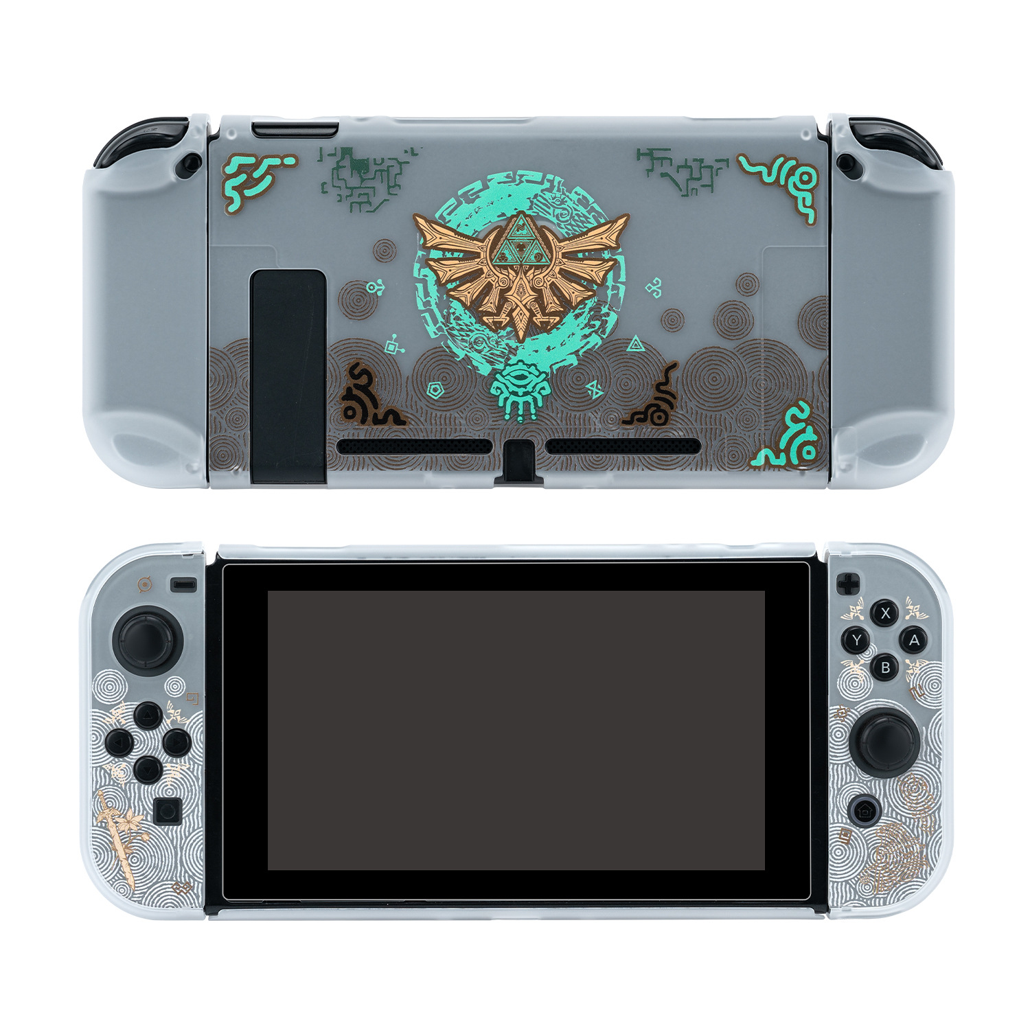 thumbnail image 1 of Funda protectora con temática de Tears of the Kingdom para Nintendo Switch y Switch OLED: carcasa rígida mate antiarañazos con diseño dividido para facilitar la instalación, 1 of 6