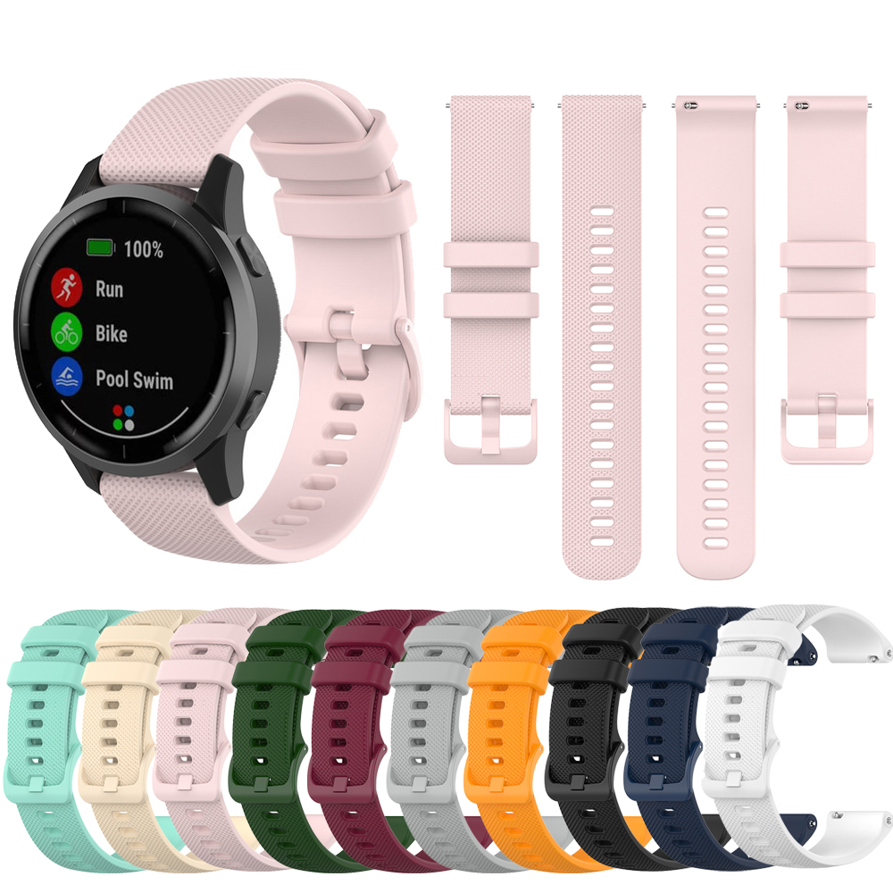 thumbnail image 1 of Correa de reloj para Garmin Vivoactive 5, Venu 2, SQ, Vivoactive 4, 4S, Forerunner 645, 245 m. Correa de silicona. Accesorios para relojes, 1 of 5