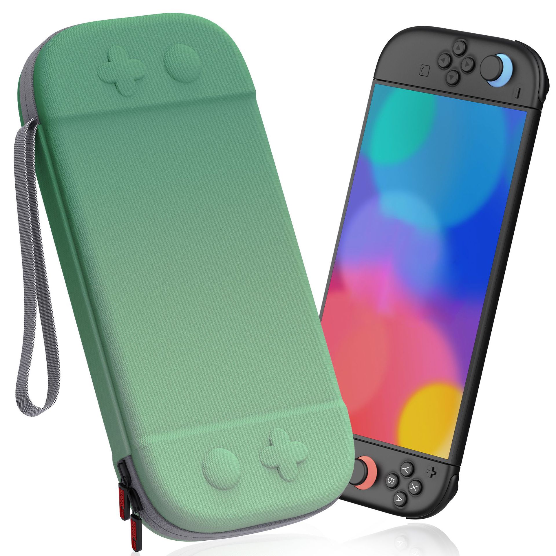 thumbnail image 1 of Funda rígida compatible con Nintendo Switch 2 con 12 ranuras para tarjetas de juego, funda protectora para viajes y bolsa para accesorios, 1 of 7
