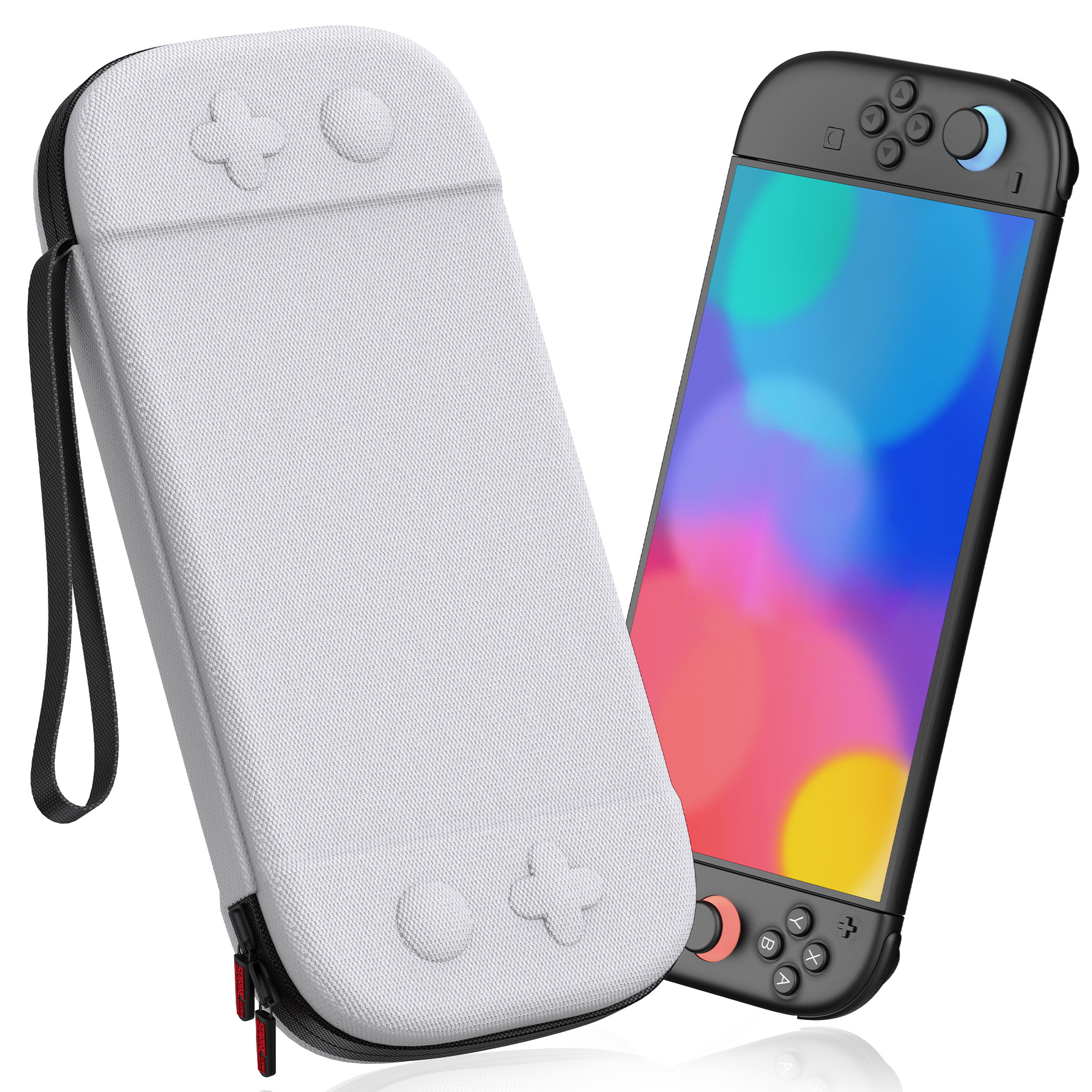 thumbnail image 1 of Funda rígida compatible con Nintendo Switch 2 con 12 ranuras para tarjetas de juego, funda protectora para viajes y bolsa para accesorios, 1 of 7