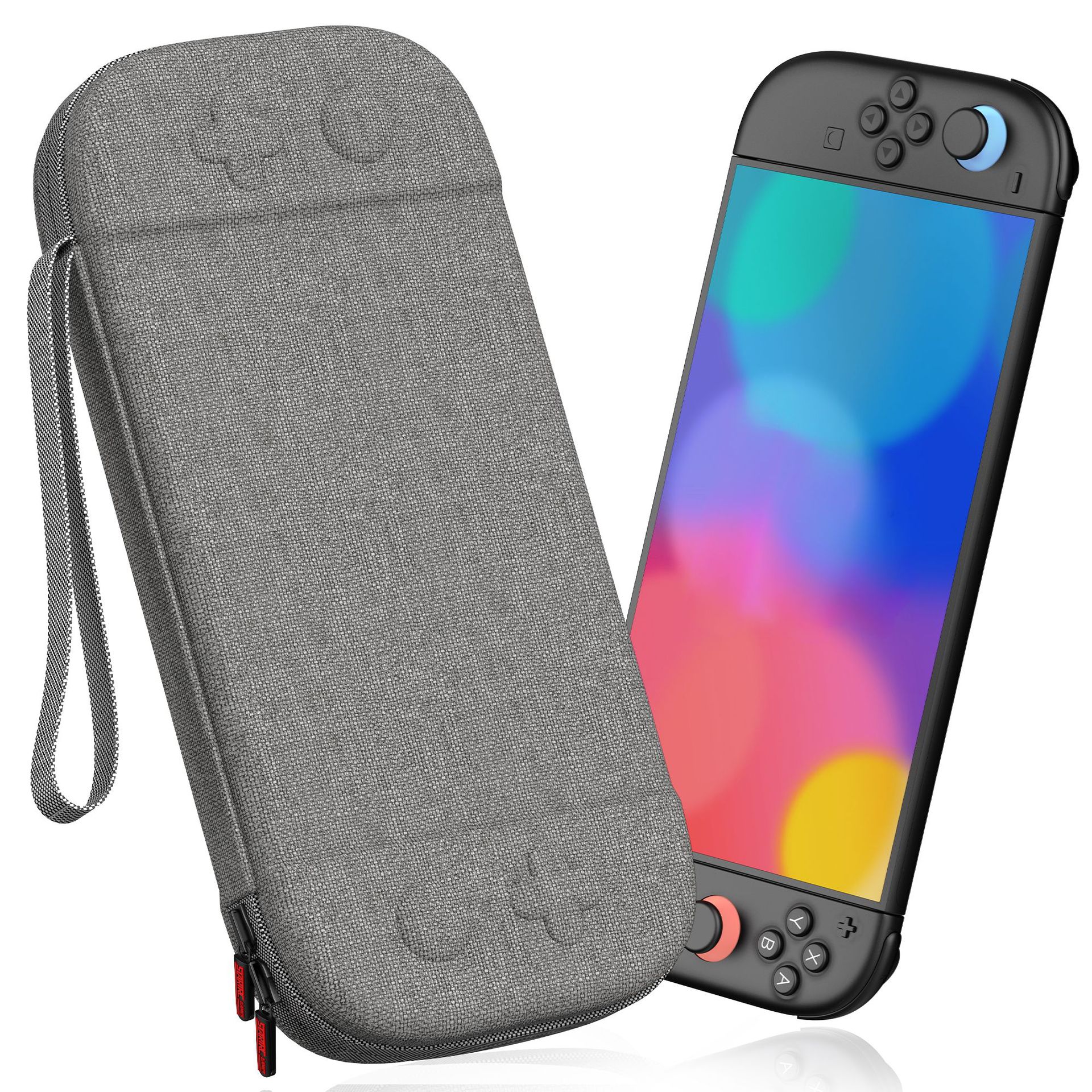 thumbnail image 1 of Funda rígida compatible con Nintendo Switch 2 con 12 ranuras para tarjetas de juego, funda protectora para viajes y bolsa para accesorios, 1 of 7