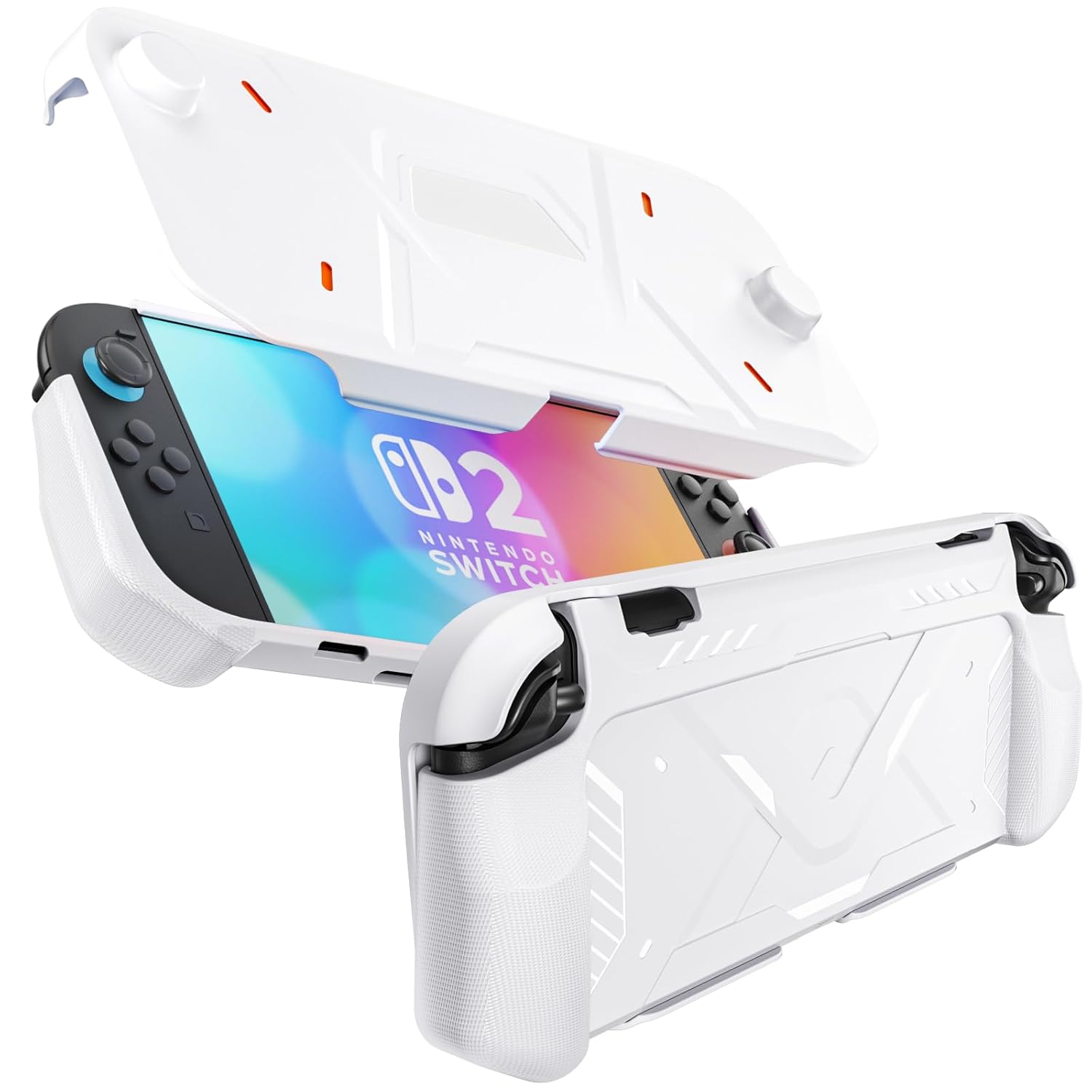 thumbnail image 1 of Funda protectora resistente a caídas estilo Mecha para Nintendo Switch 2. Accesorios con diseño atractivo, 1 of 7