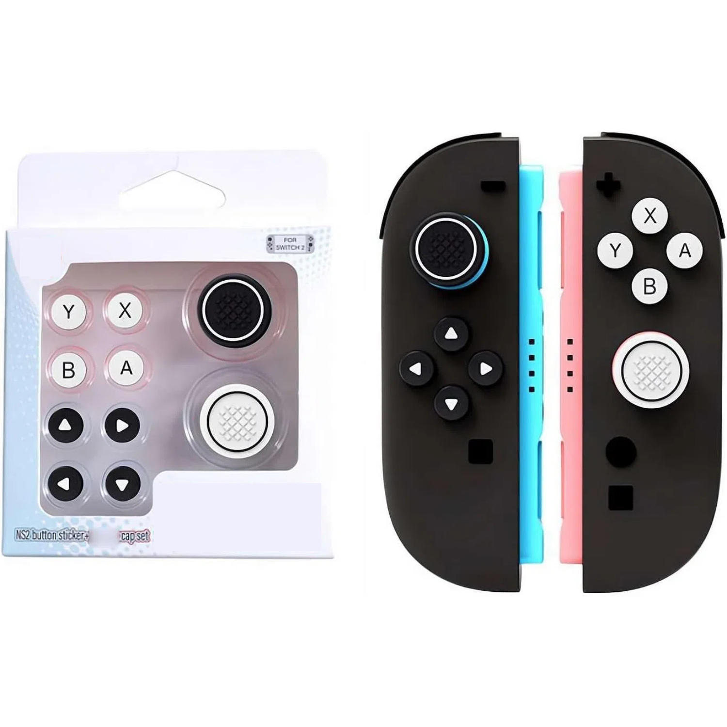 Tapas de silicona suave para Switch 2, agarre cómodo, diseño antideslizante, material fácil de usar
