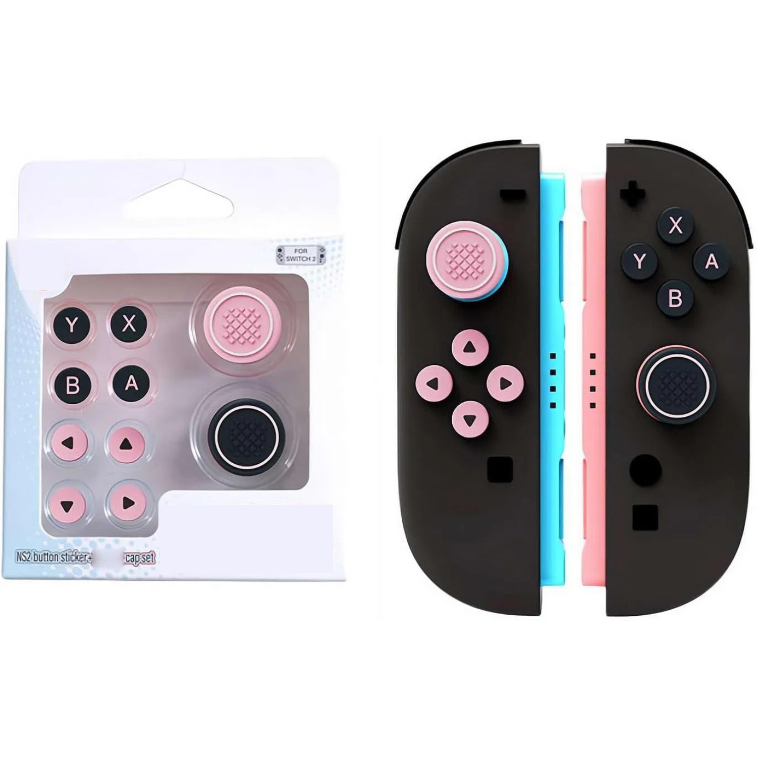 Tapas de silicona suave para Switch 2, agarre cómodo, diseño antideslizante, material fácil de usar