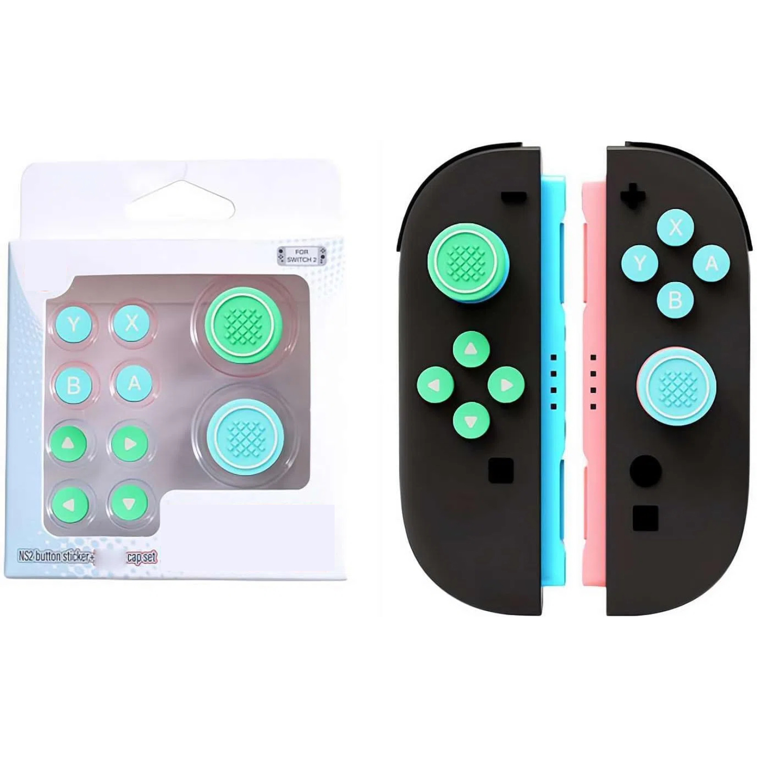 Tapas de silicona suave para Switch 2, agarre cómodo, diseño antideslizante, material fácil de usar