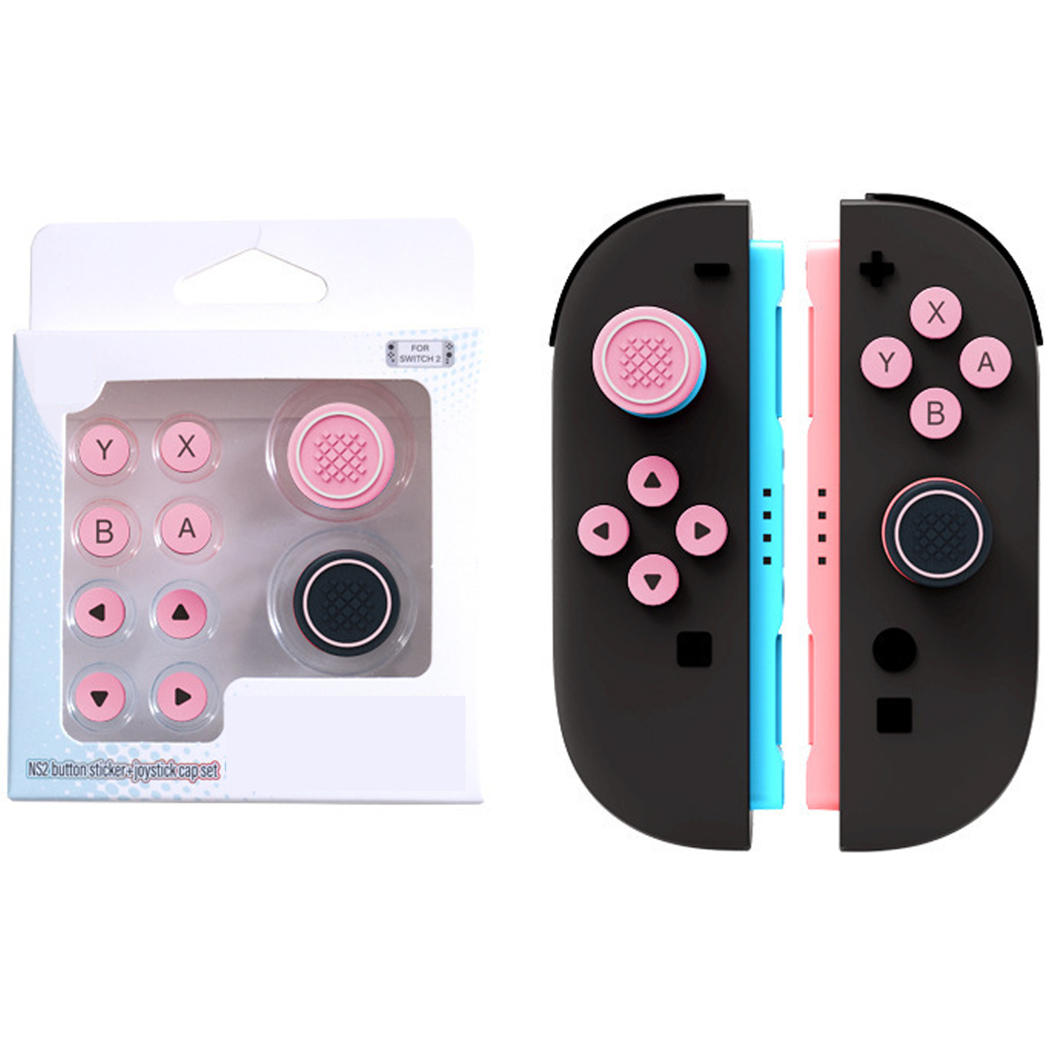 Tapas de silicona suave para Switch 2, agarre cómodo, diseño antideslizante, material fácil de usar