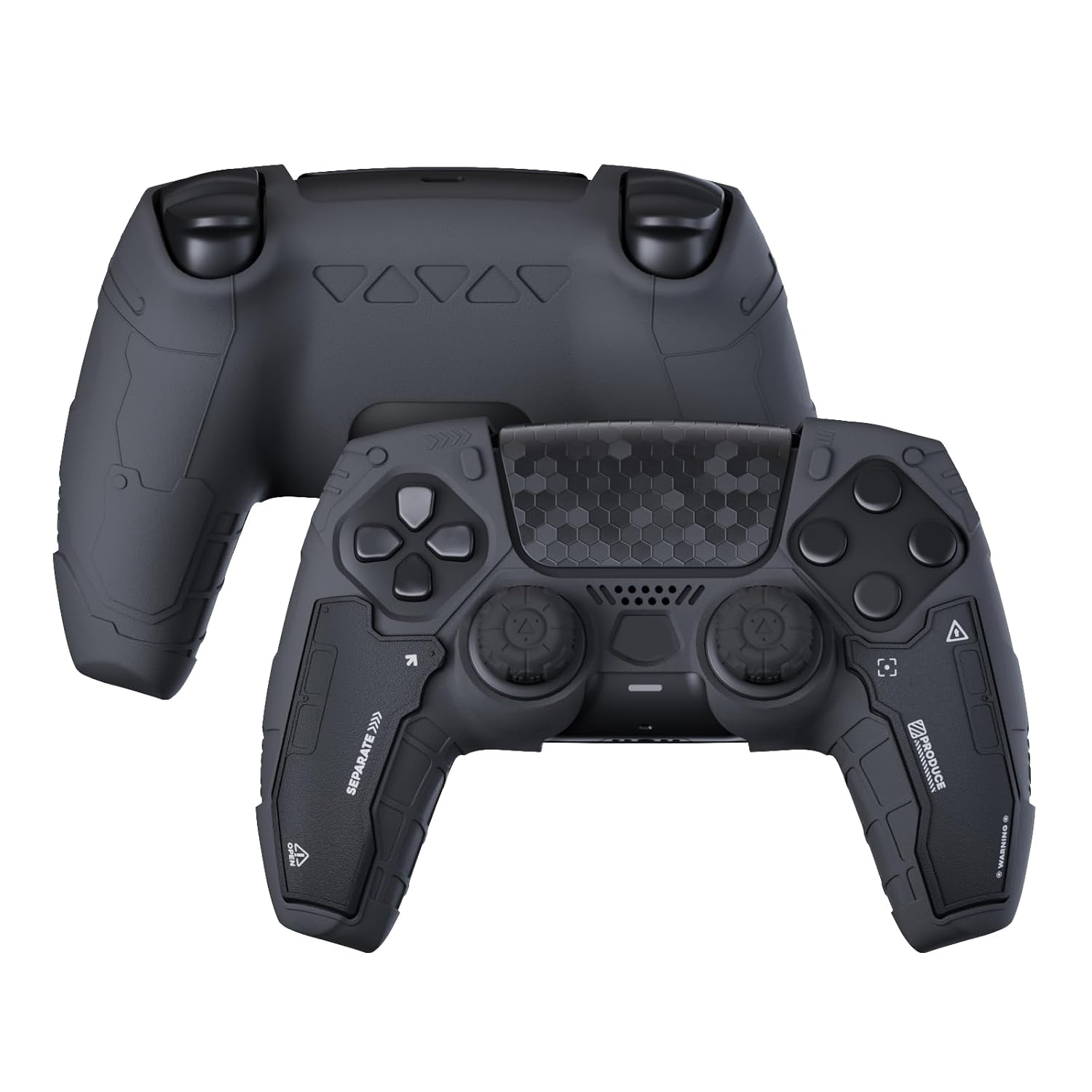 Juego de fundas para mando PS5 con funda de silicona antideslizante, 2 tapas para los pulgares y 2 pegatinas para Black Myth Wukong