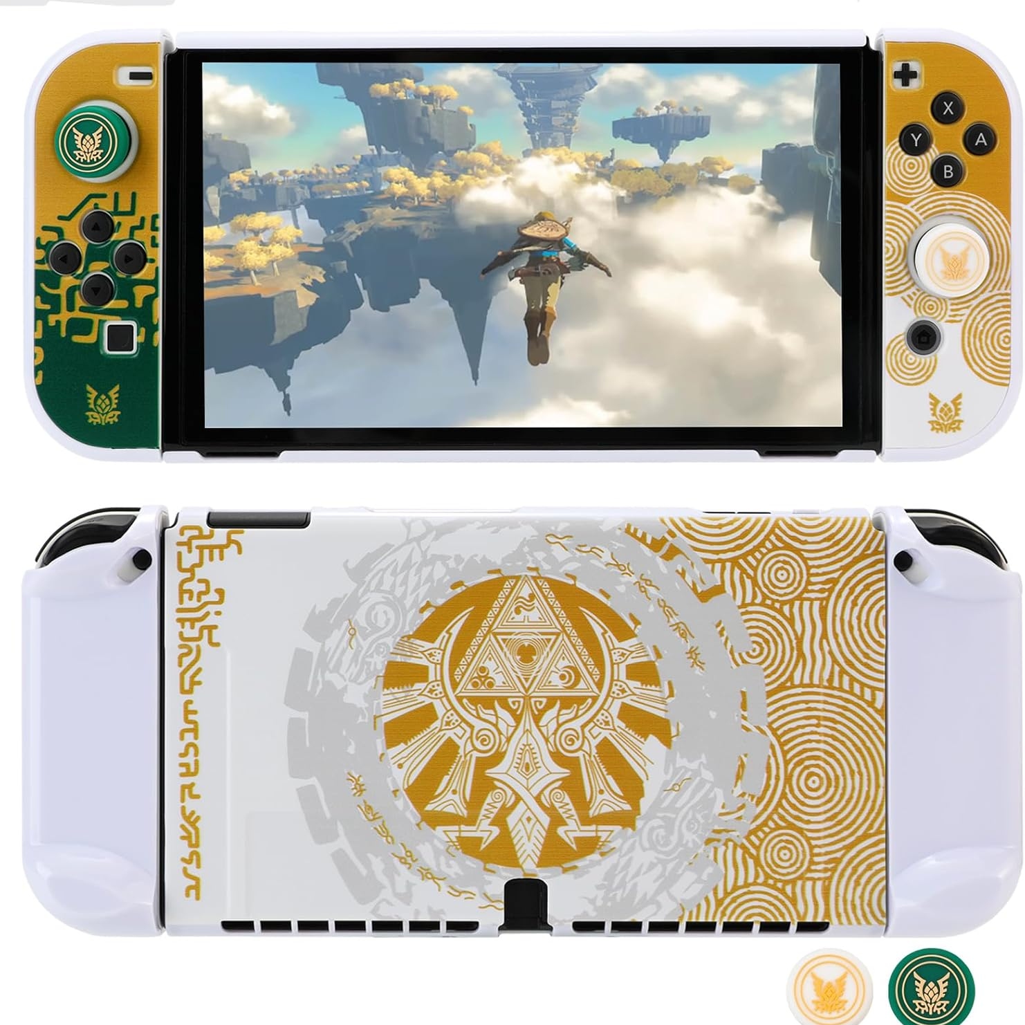 thumbnail image 1 of Funda protectora para Nintendo Switch OLED, compatible con Zelda Tears Of The Kingdom, funda rígida acoplable, resistente a los arañazos y a los golpes, delgada, 1 of 6