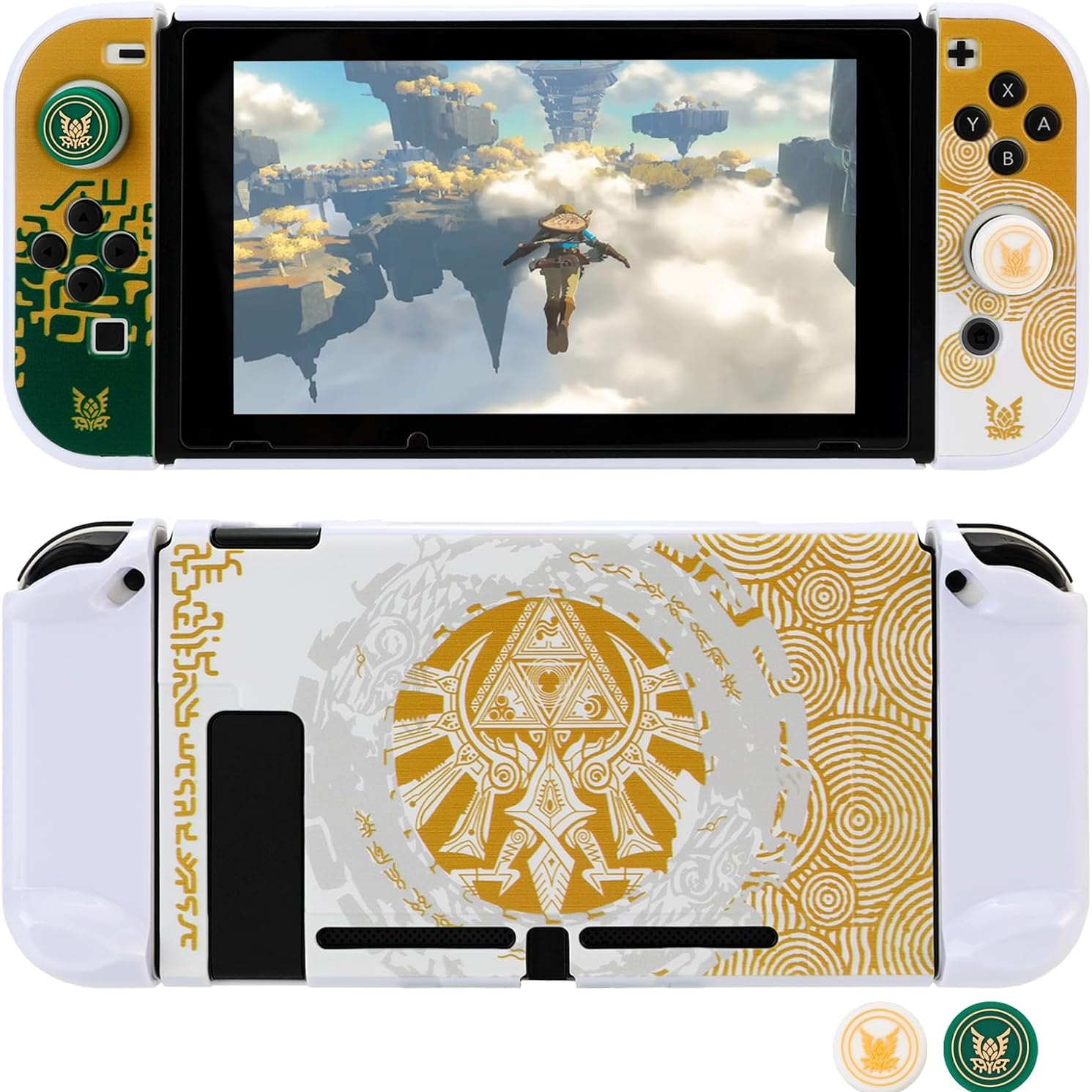 thumbnail image 1 of Funda protectora para Nintendo Switch OLED, compatible con Zelda Tears Of The Kingdom, funda rígida acoplable, resistente a los arañazos y a los golpes, delgada, 1 of 6