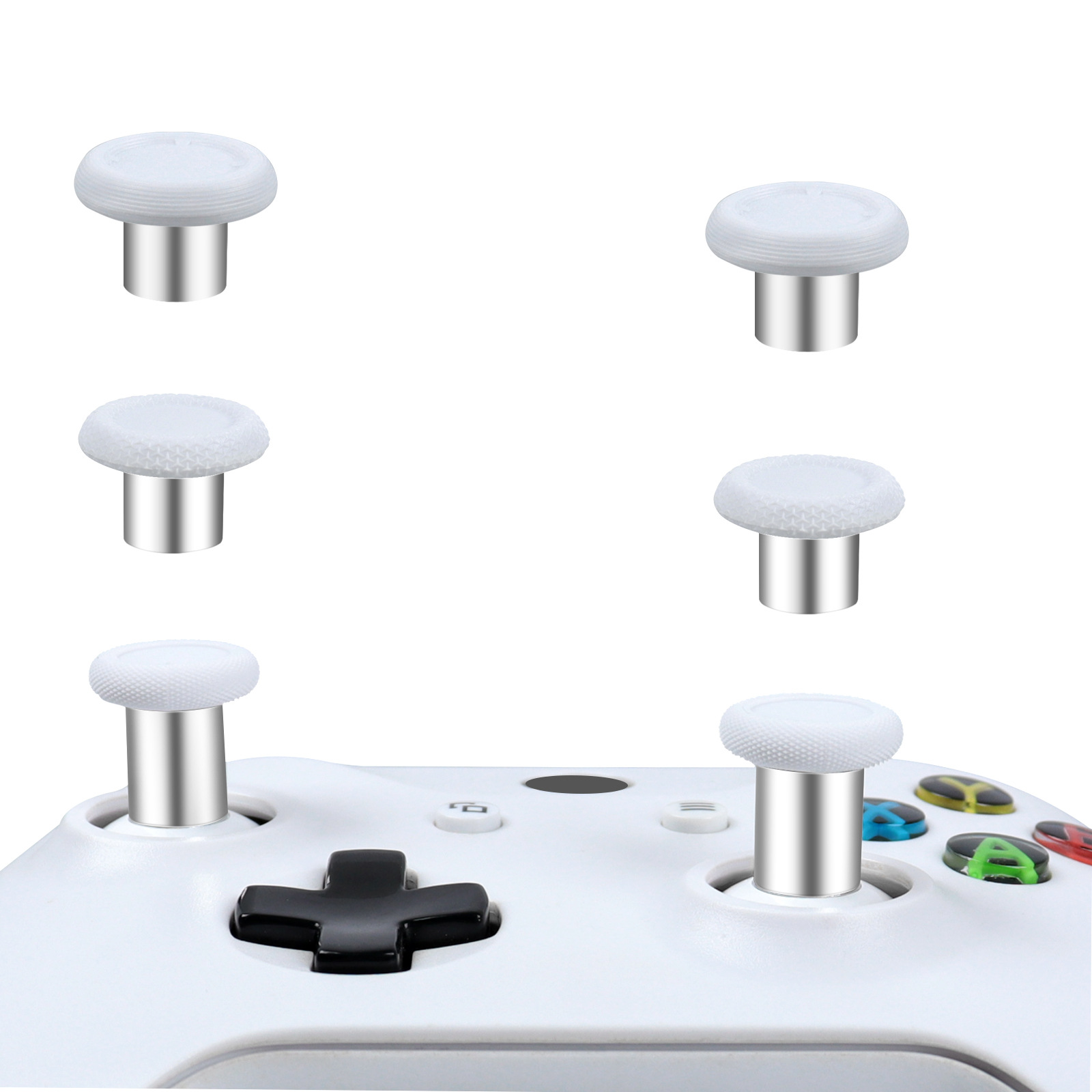 Kit de joystick alto DIY para mandos de PS5/Xbox Series S/X con cabezal tipo seta
