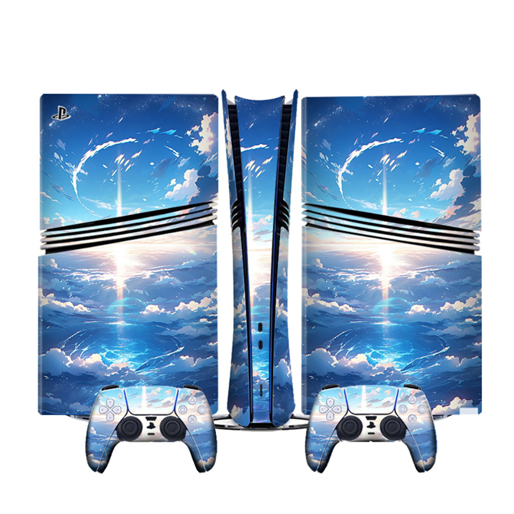 thumbnail image 1 of Compatible con consolas PS5 Pro. Juego de pegatinas de anime y dibujos animados, bonitas calcomanías personalizadas con fundas para mandos de videojuegos, 1 of 4