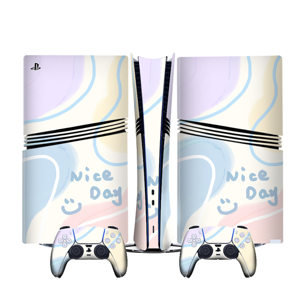 thumbnail image 1 of Compatible con consolas PS5 Pro. Juego de pegatinas de anime y dibujos animados, bonitas calcomanías personalizadas con fundas para mandos de videojuegos, 1 of 4