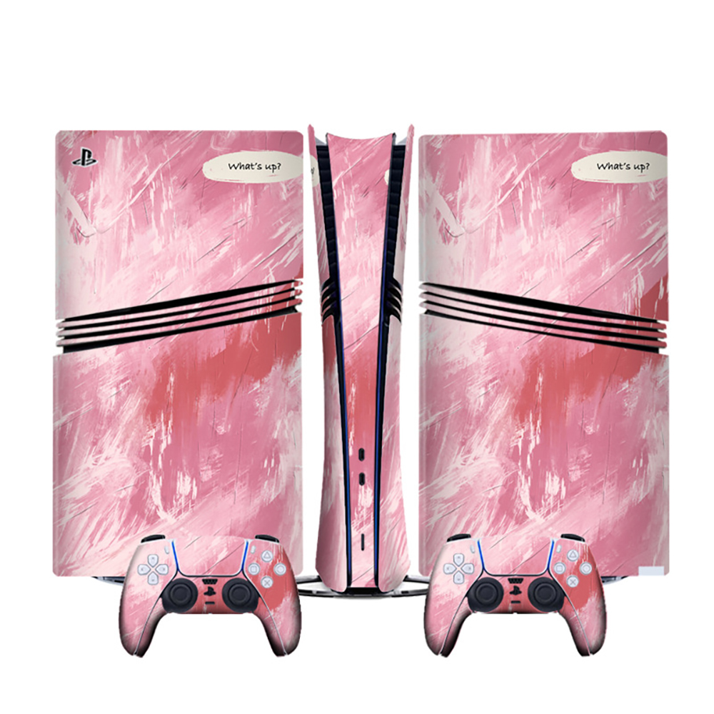 Compatible con consolas PS5 Pro. Juego de pegatinas de anime y dibujos animados, bonitas calcomanías personalizadas con fundas para mandos de videojuegos