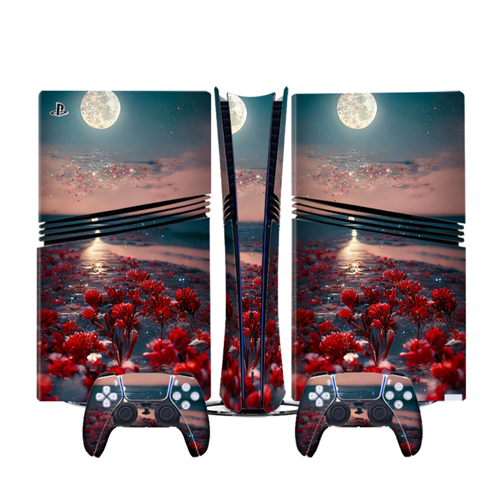 Compatible con consolas PS5 Pro. Juego de pegatinas de anime y dibujos animados, bonitas calcomanías personalizadas con fundas para mandos de videojuegos