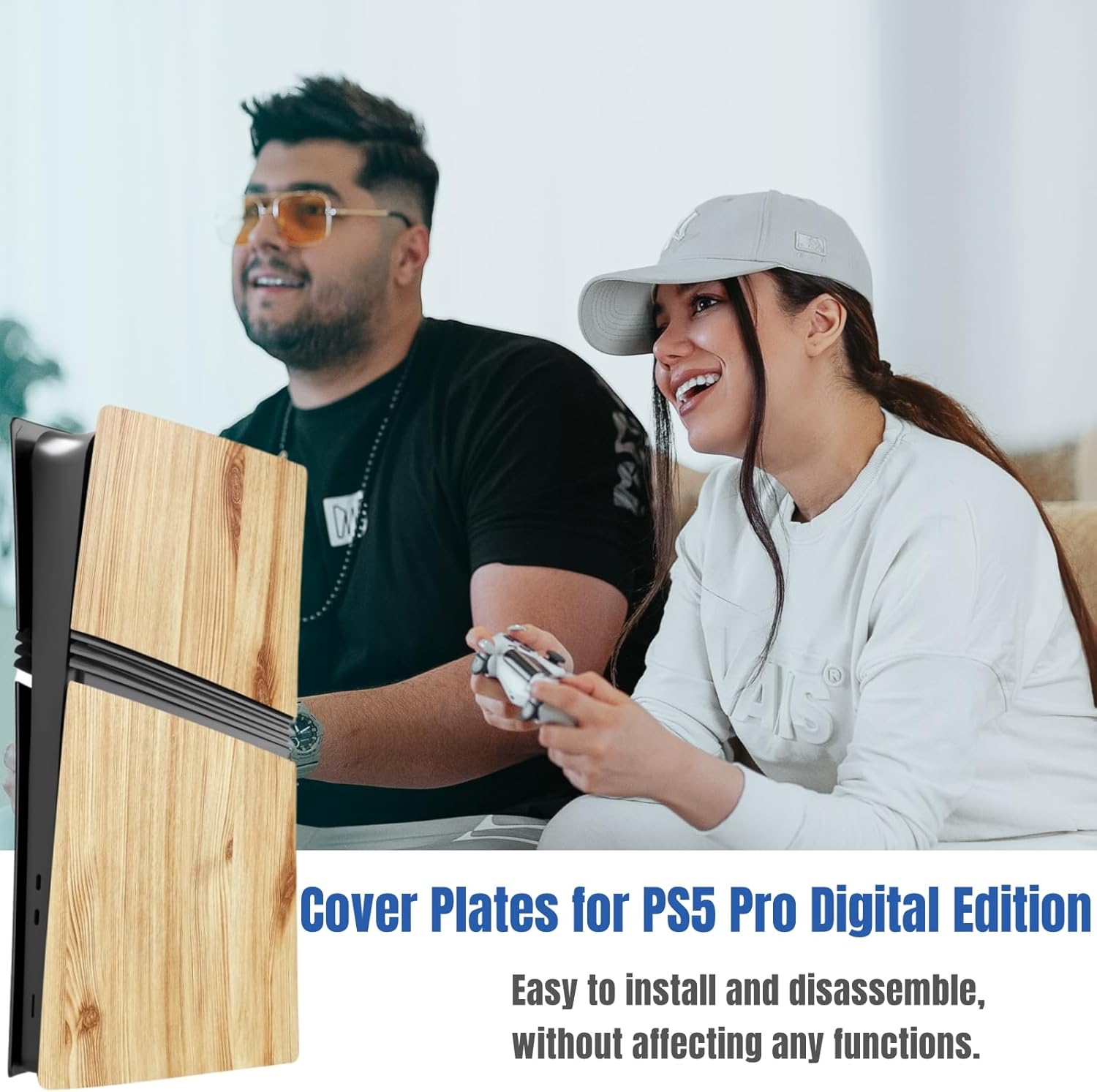 Replacement Shell Panels for PS5 Pro Disc & Digital - Protective Faceplates