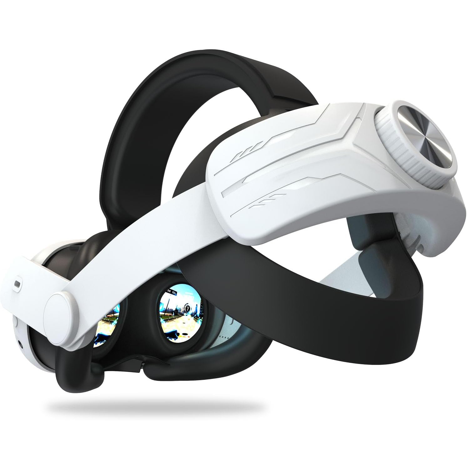 thumbnail image 1 of Correa cómoda para la cabeza para Meta Quest 3, correa de repuesto ligera Accesorios, reduce la presión sobre la cara Cómoda y práctica Gafas de realidad virtual con diseño abatible, 1 of 7
