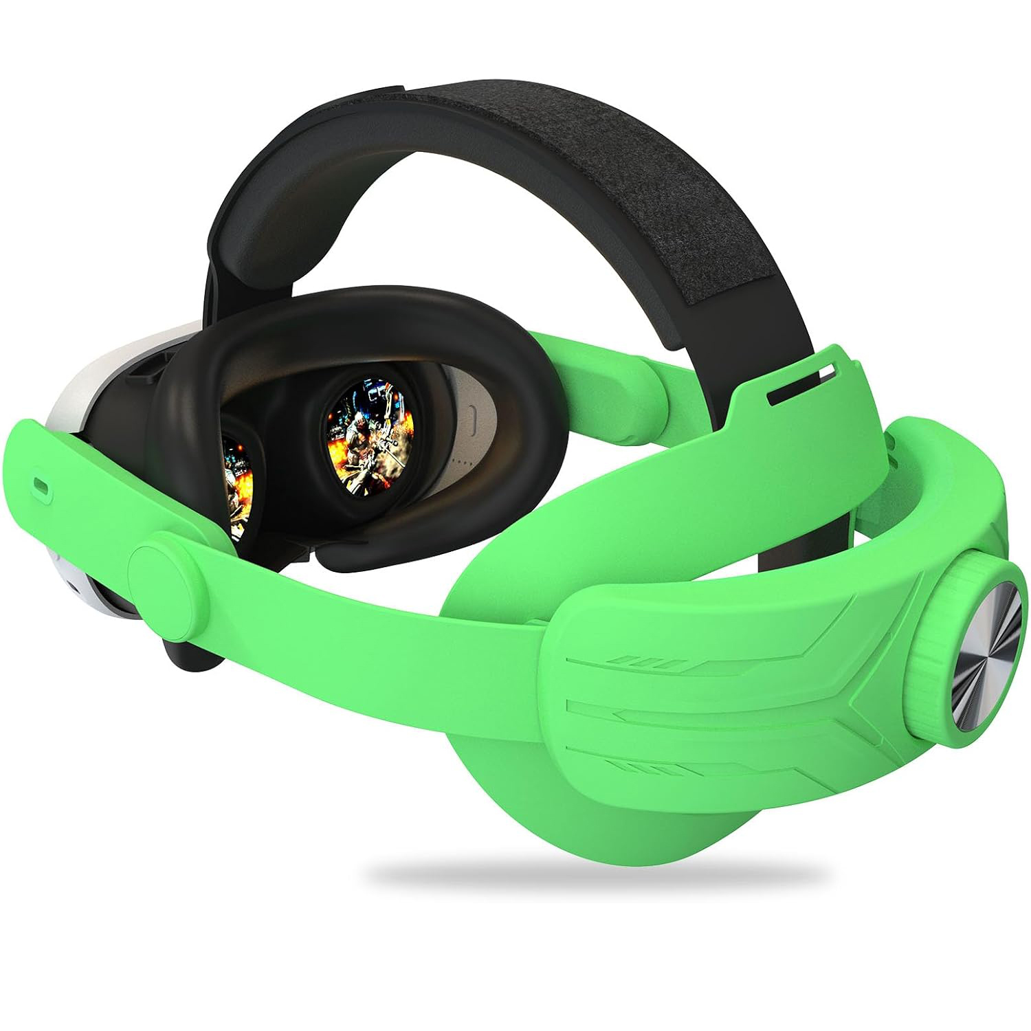 Correa cómoda para la cabeza para Meta Quest 3, correa de repuesto ligera Accesorios, reduce la presión sobre la cara Cómoda y práctica Gafas de realidad virtual con diseño abatible